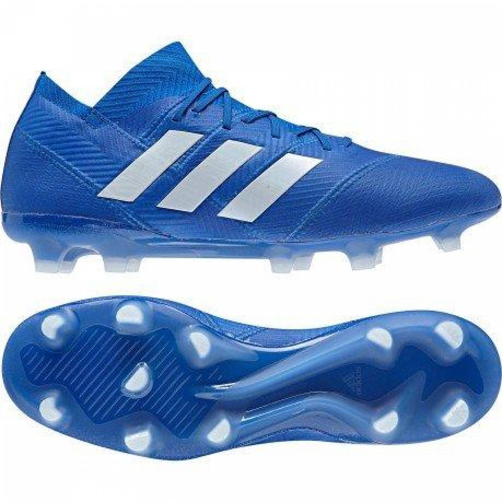 Tacos de Futbol Adidas Nemeziz 18.1 FG Azul 