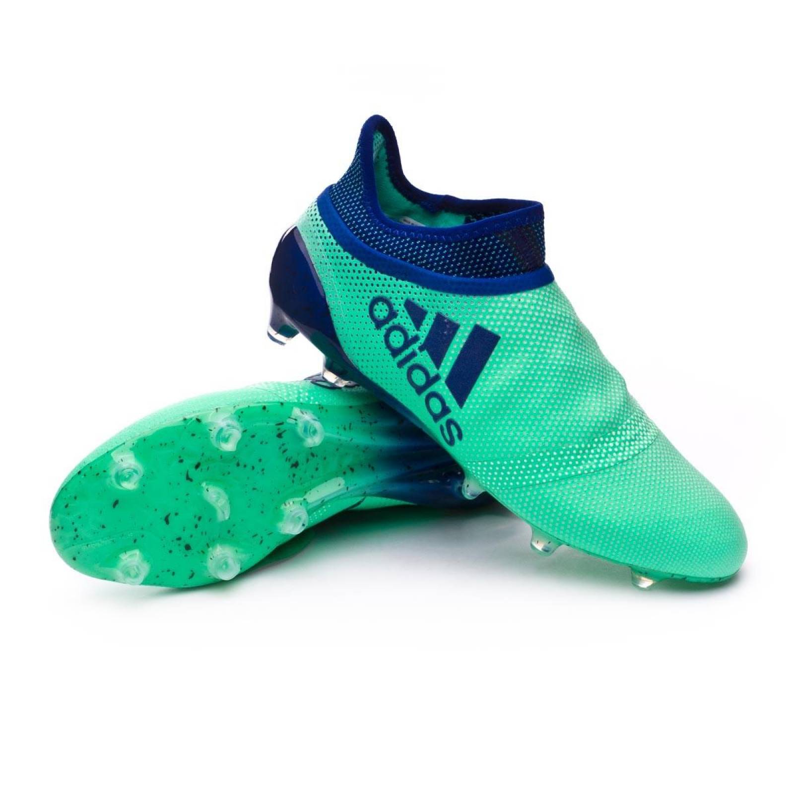 Tacos De Fútbol Adidas X17.1+ Purespeed Verde 