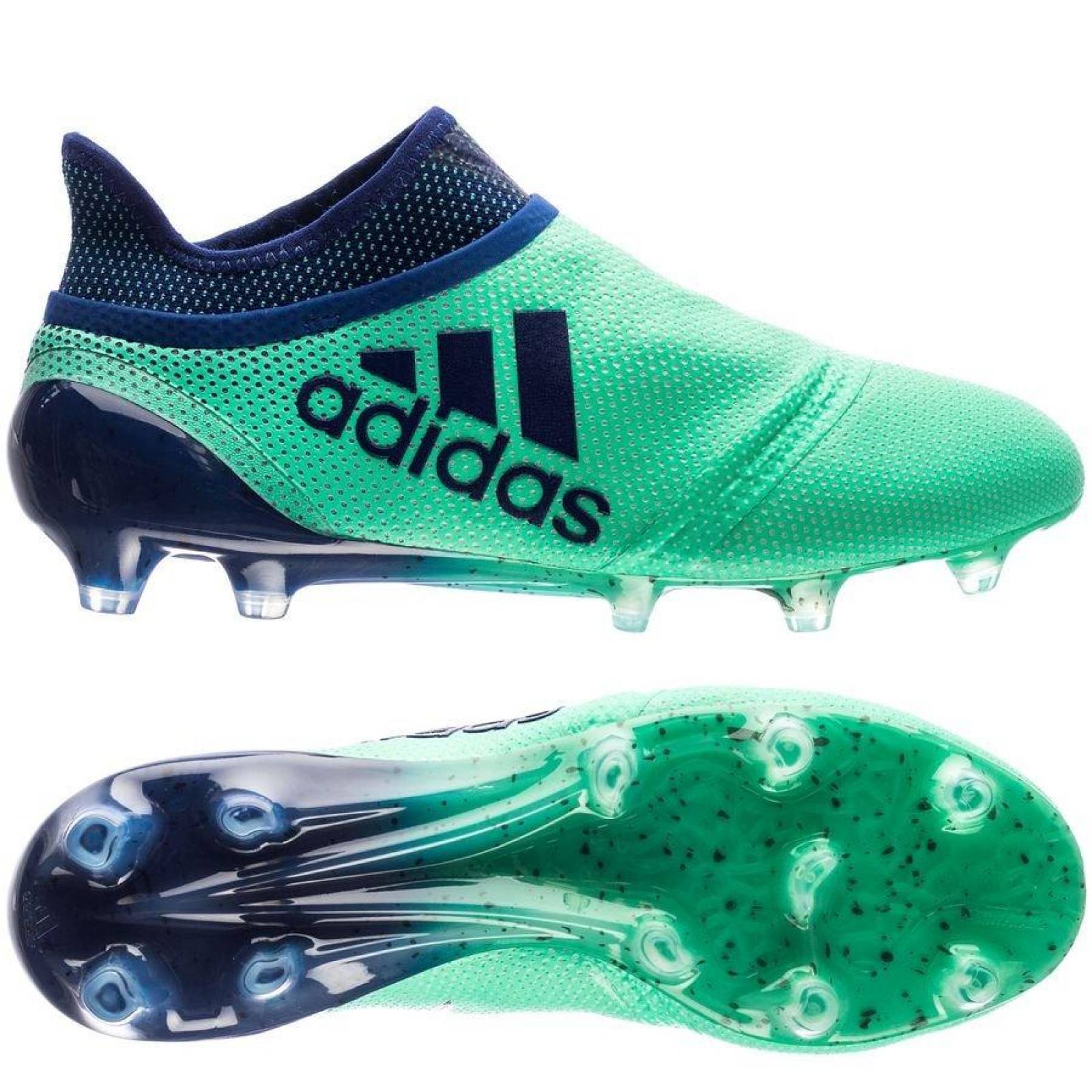Tacos De Fútbol Adidas X17.1+ Purespeed Verde 