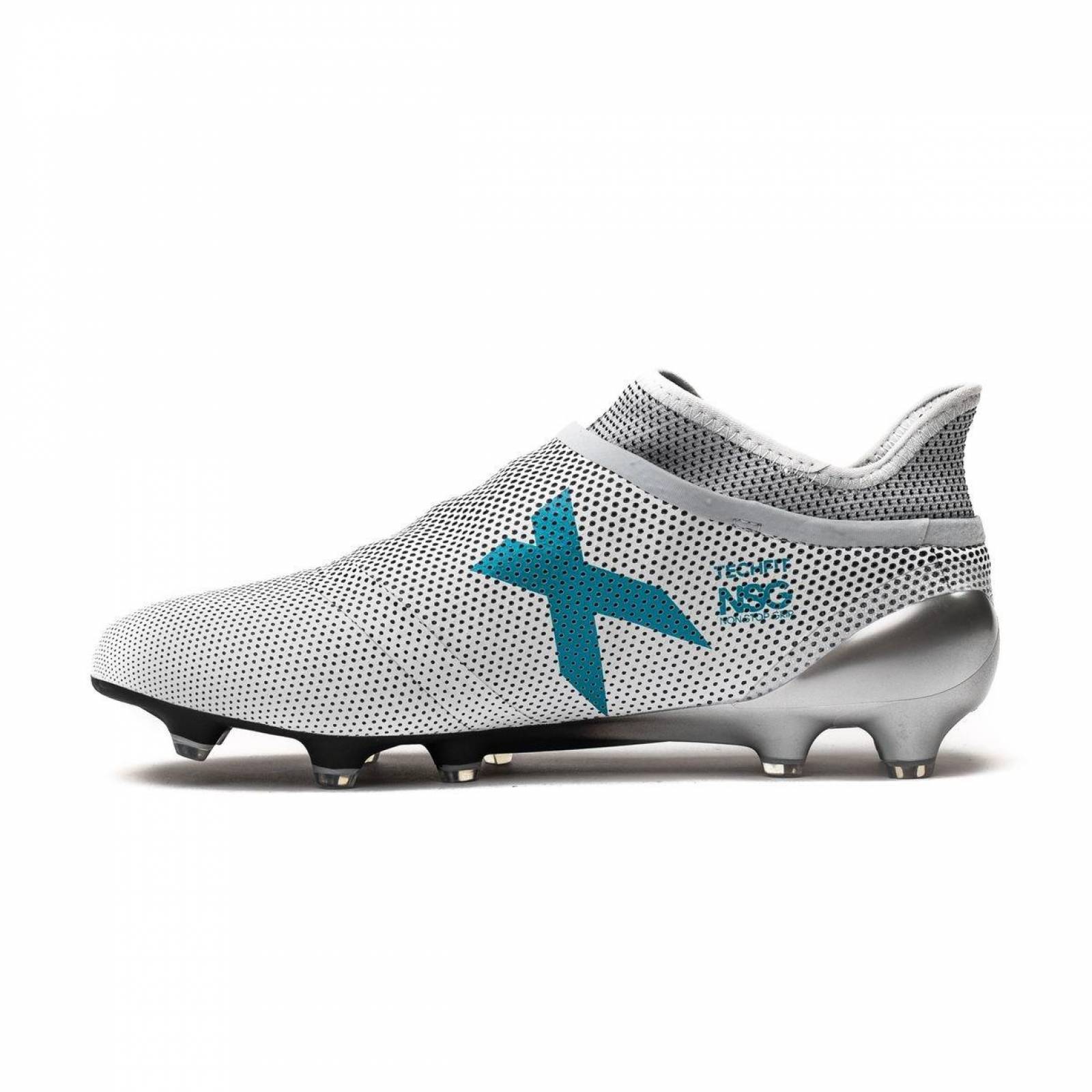 Tacos Para Fútbol Adidas X 17+ Purespeed Gris