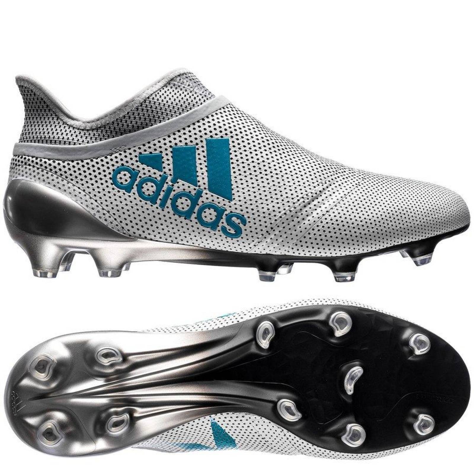 Tacos Para Fútbol Adidas X 17+ Purespeed Gris