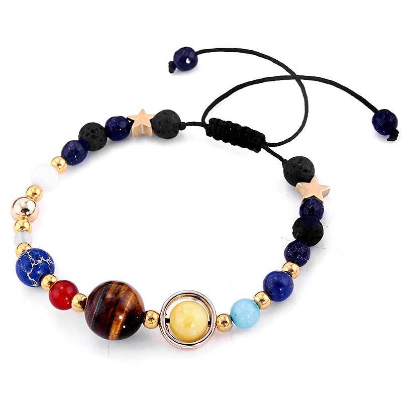 Pulsera Planetas Brazalete Ajustable Sistema Solar Universo 