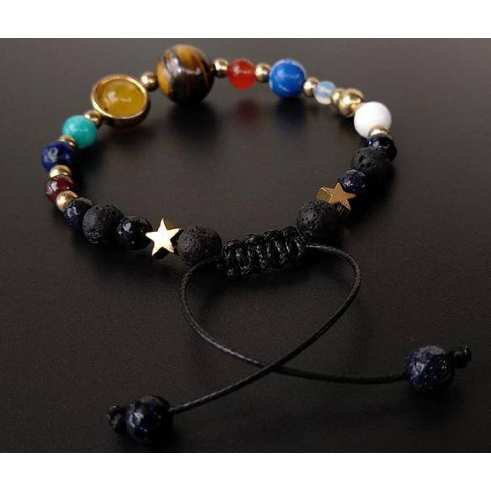 Pulsera Planetas Brazalete Ajustable Sistema Solar Universo 