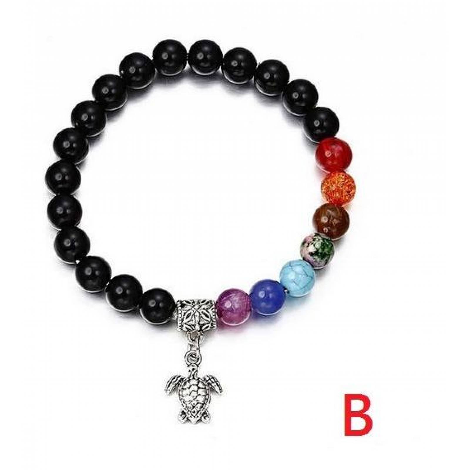 Pulsera Cuentas 7 Chakras Yoga Meditacion Varios Modelos Mayoreo 