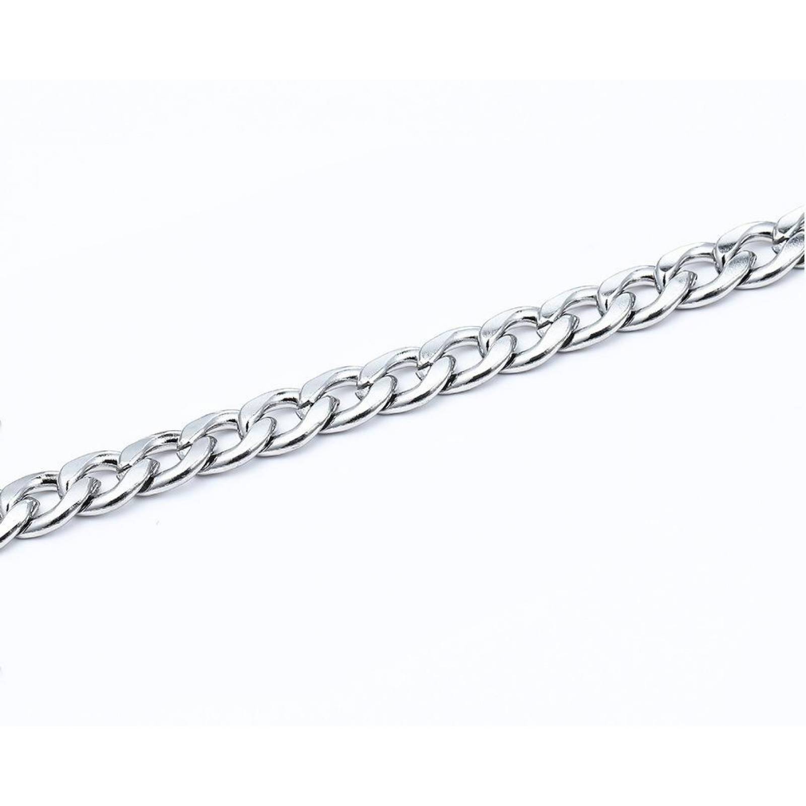 Pulsera Tejido Cubano Acero Inoxidable Grosor 7mm Mpb-578 20CM/7MM 20 CM 20 cm / 7 mm