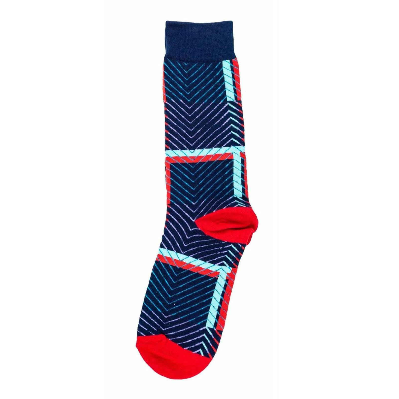 Calcetines Figuras Geometricas Varios Diseños Mpb-582 