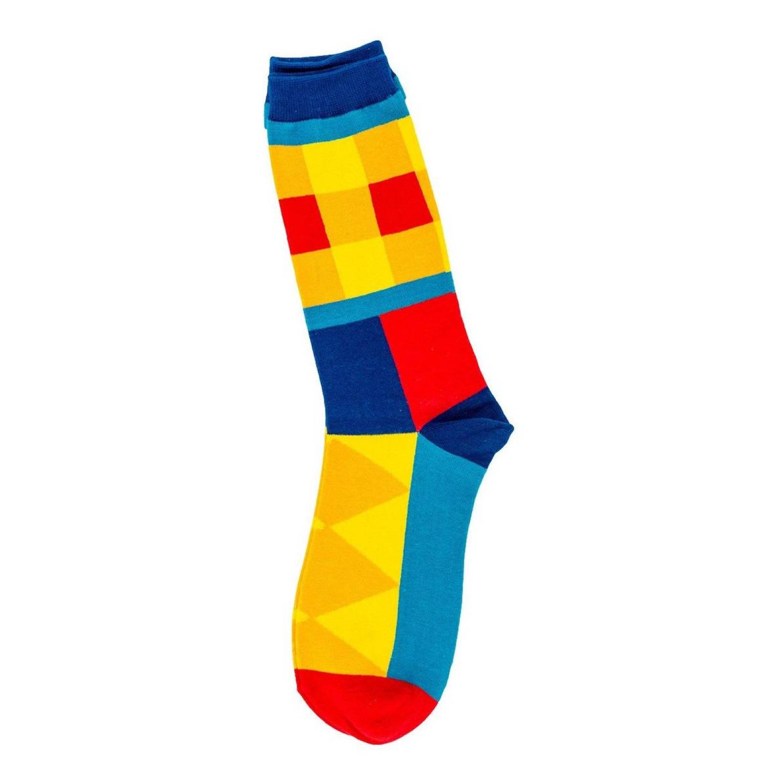 Calcetines Figuras Geometricas Varios Diseños Mpb-582 