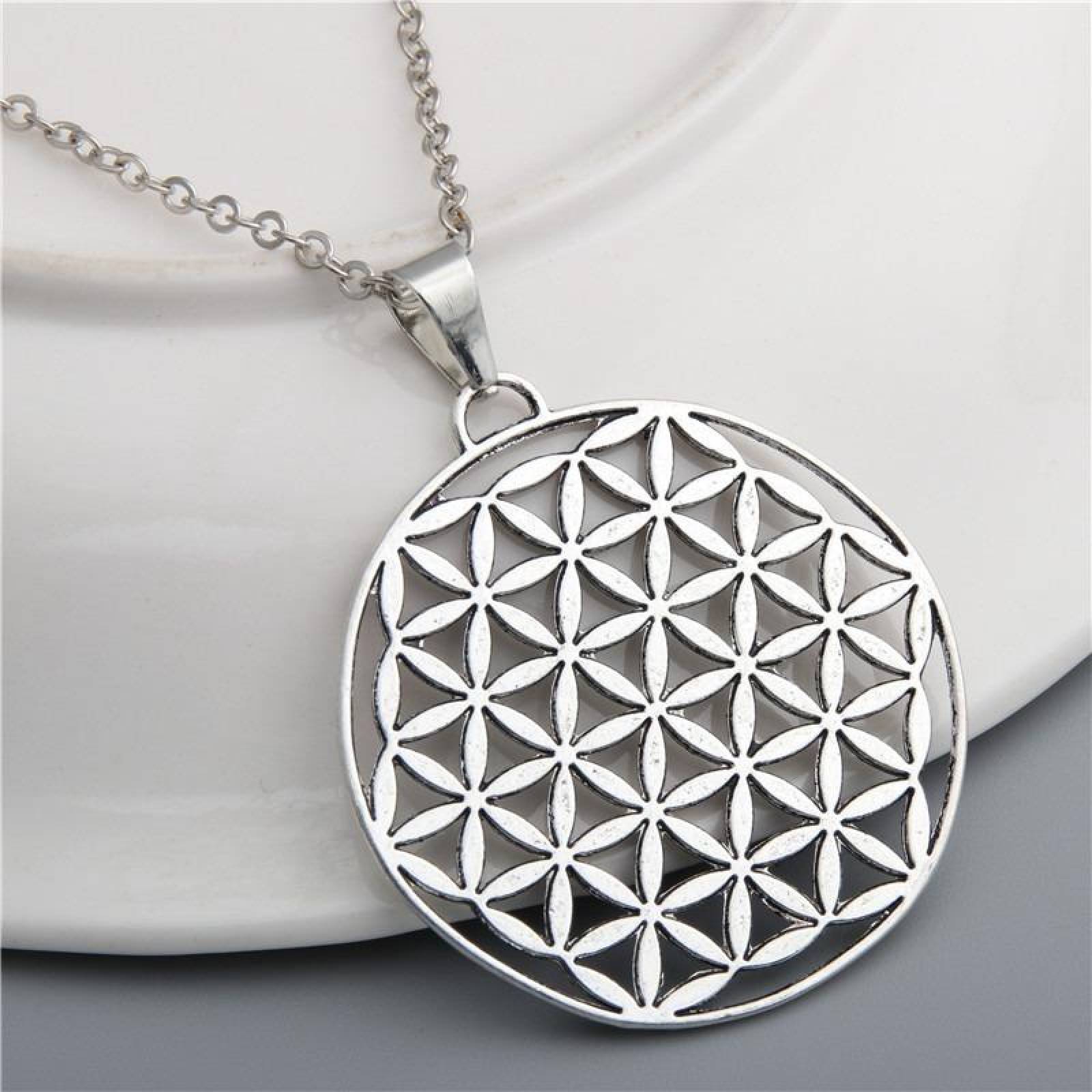 Collar Con Dije De Geometría Sagrada J-031 MODELO 5