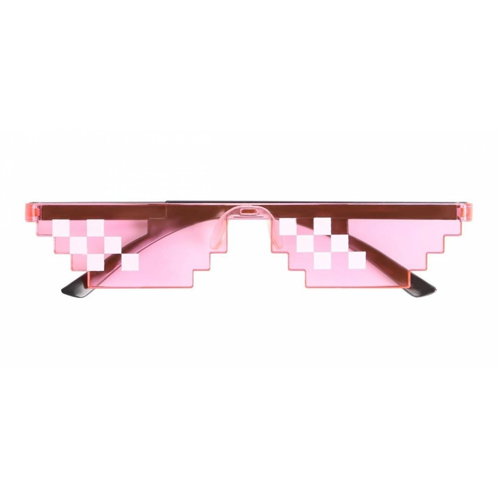 Thug Life Lentes Gafas Pixel Mosaico Meme Divertidas A-070 Rosa