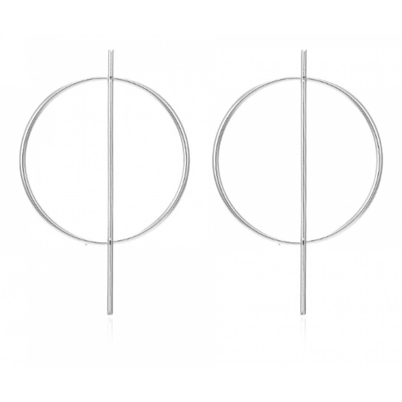 Elegantes Aretes Geométricos De Tendencia Mpb-467 ez17silver