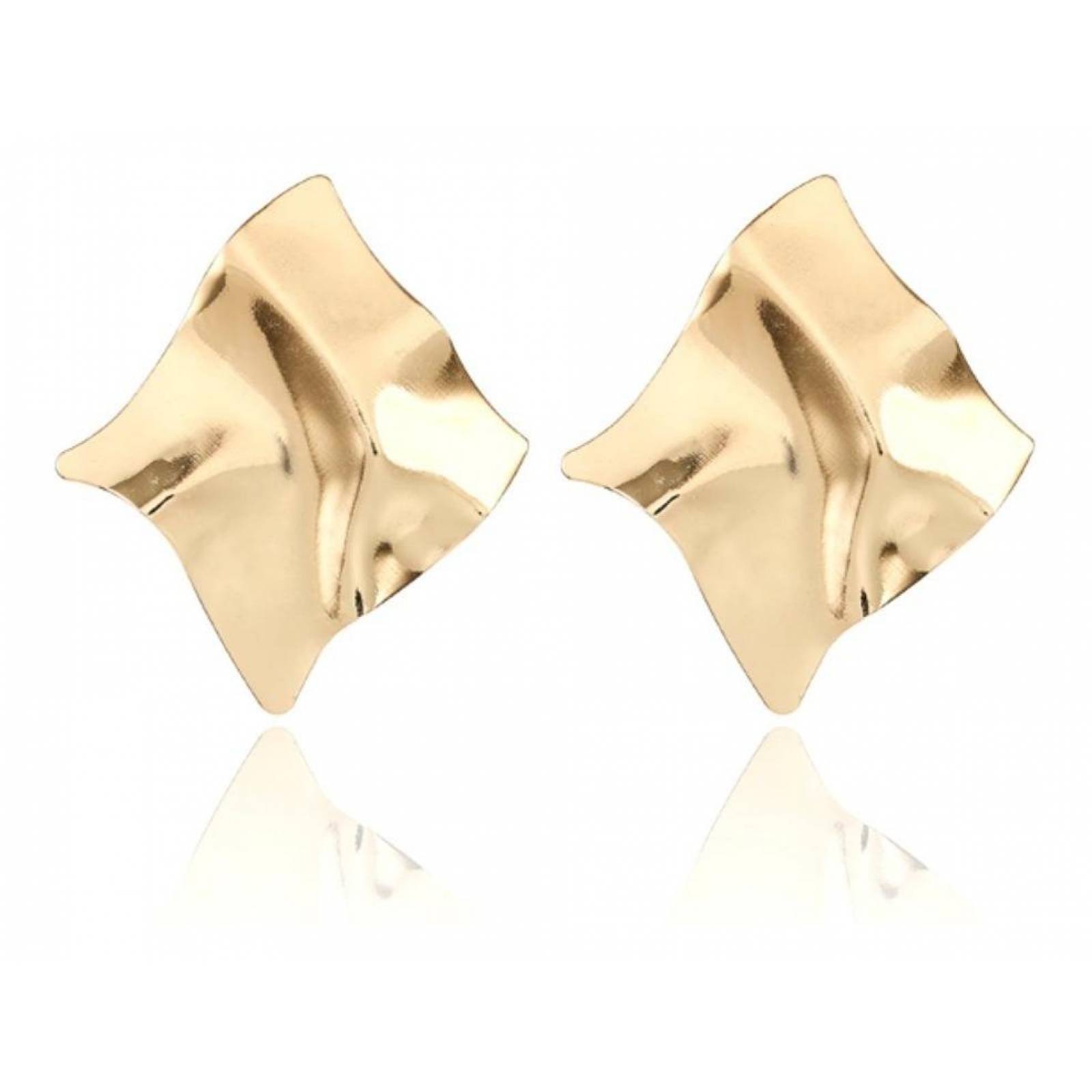 Elegantes Aretes Geométricos De Tendencia Mpb-467 e0489gold 7cm