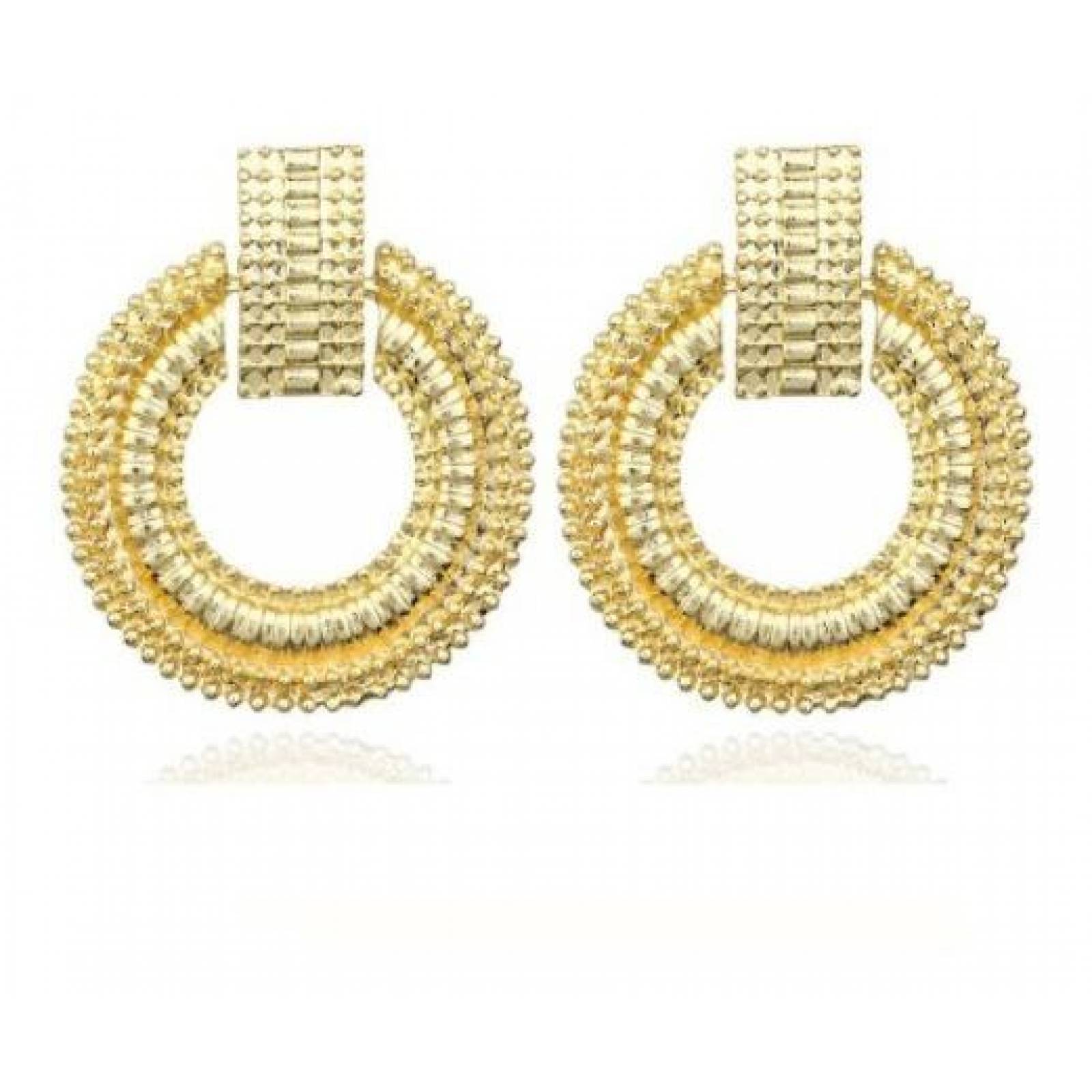 Aretes Formas Geométricas Metálicos Vintage Mpb-494 16