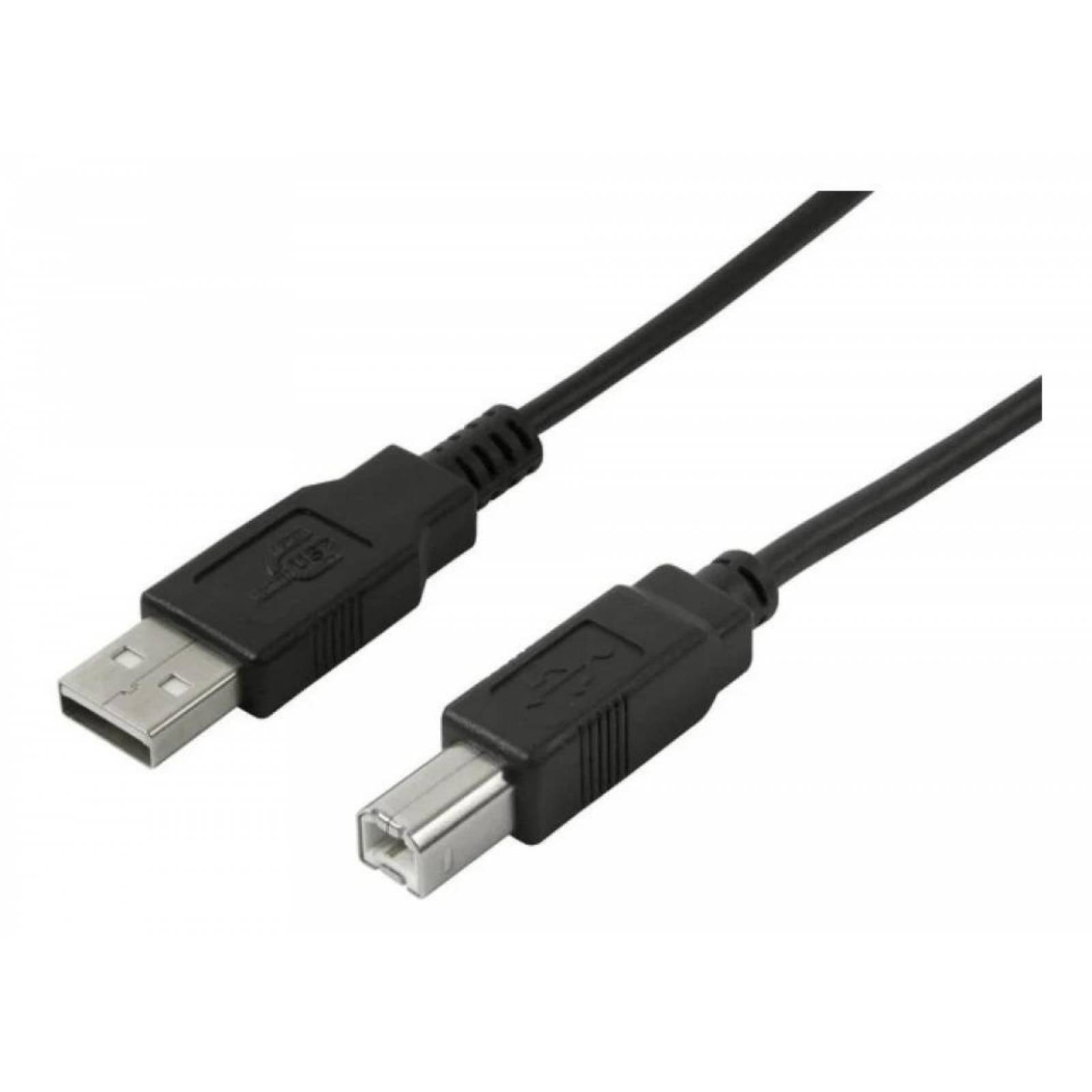 Cable Usb V2.0 Manhattan A-b 5.0m, Negro 337779 