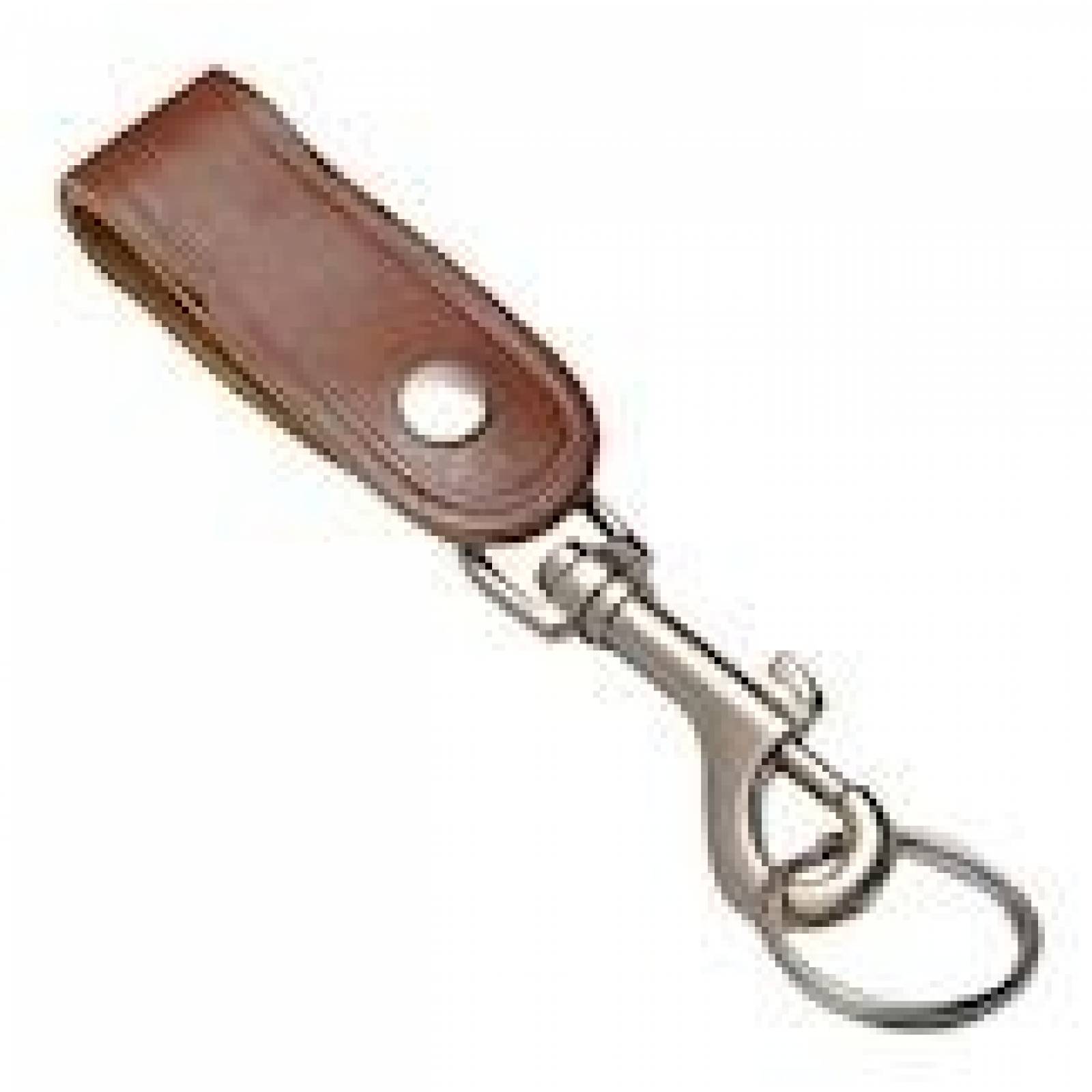 Correa De Cuero Para Llaves Café 