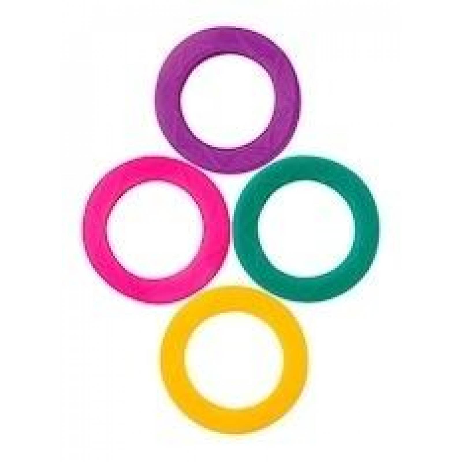 Identificadores De Llaves Varios Colores 4 Piezas 