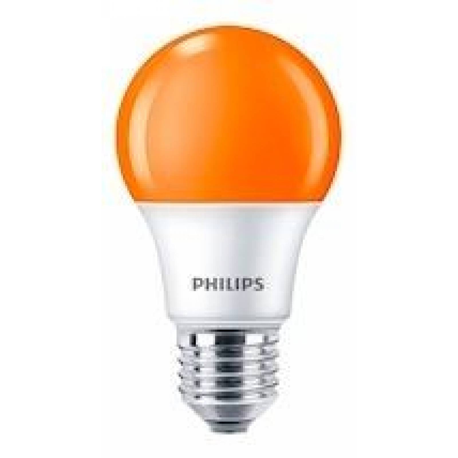Foco Led Philips 8 Watts Luz Naranja 