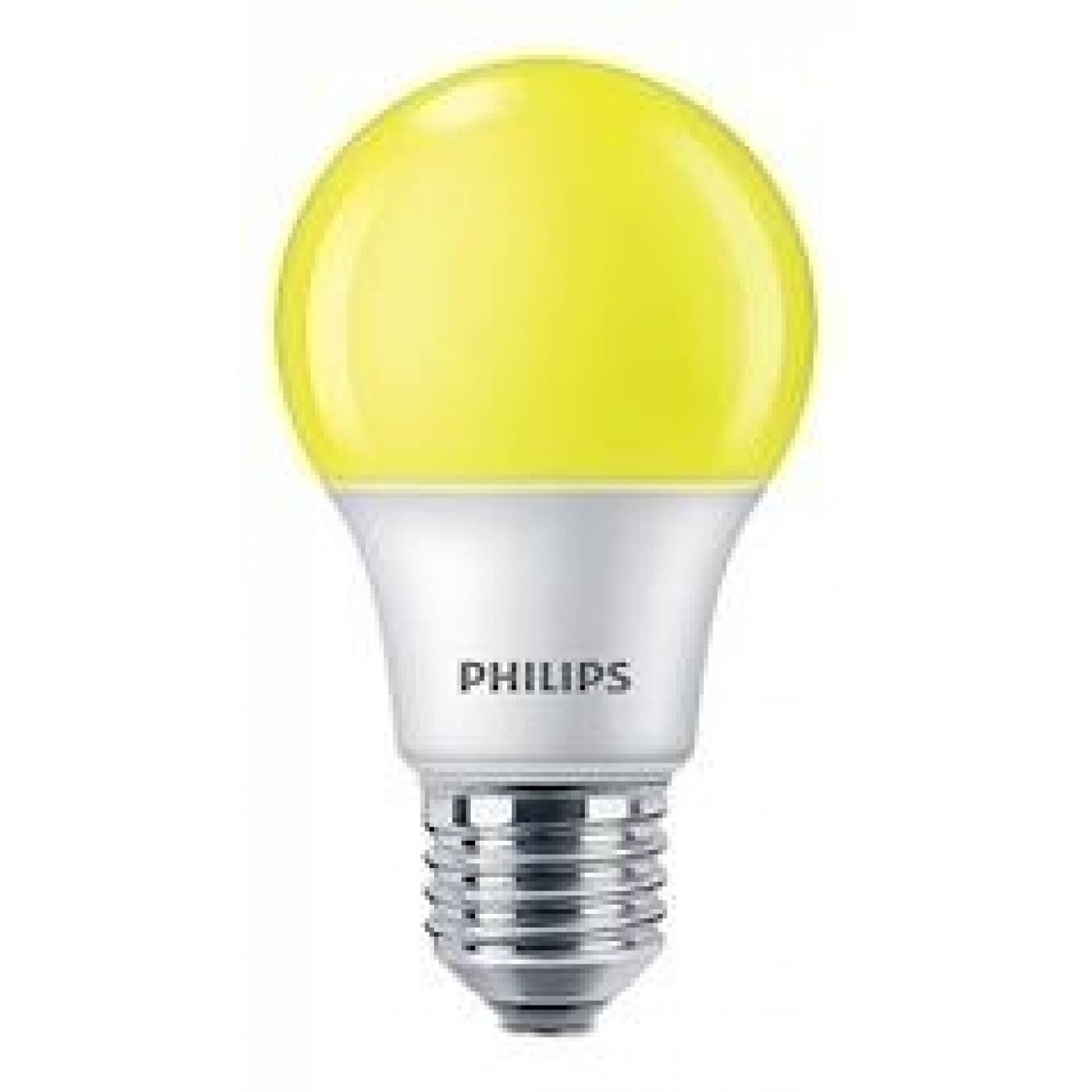 Foco Led A19 Philips 8 Watts Luz Amarilla 