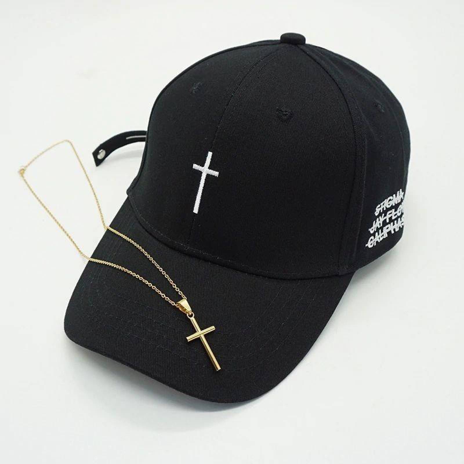 Gorra Cruz Unisex Con Cadena De Regalo A-026 