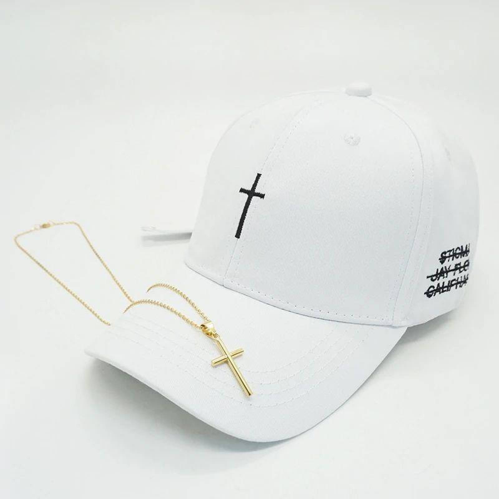 Gorra Cruz Unisex Con Cadena De Regalo A-026 