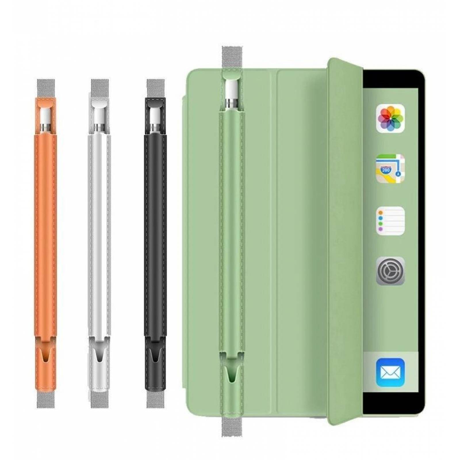 Funda Estuche Adherible Para Stylus Ipencil A-141 NARANJA