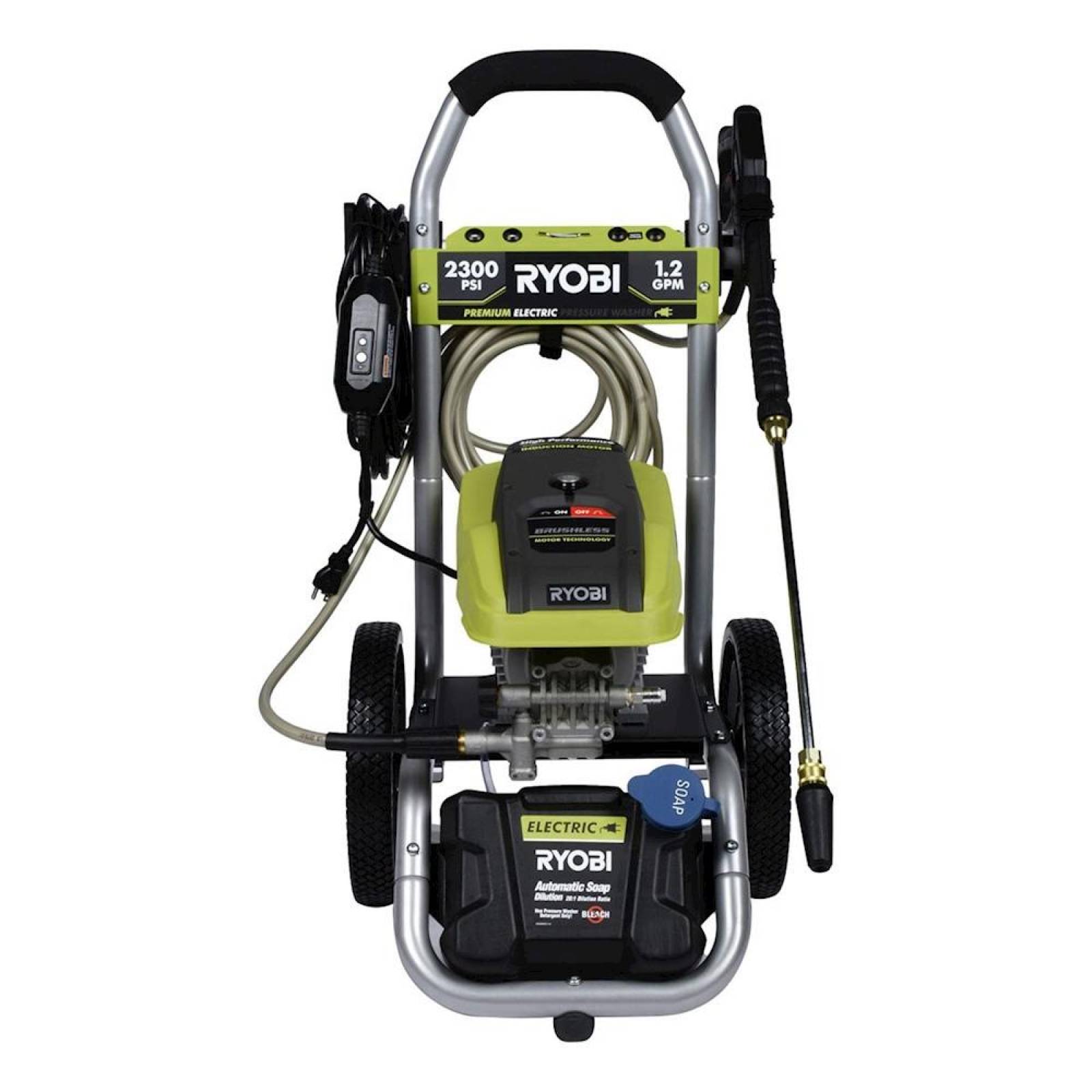 Hidrolavadora A Presión Eléctrica 2300 Psi Ryobi 