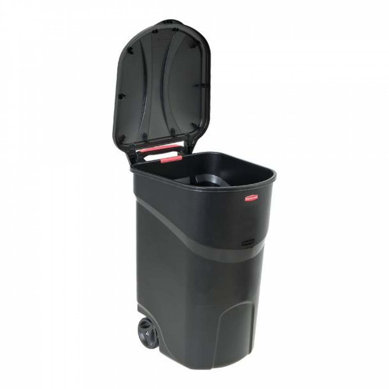 Bote De Basura Con Tapa Y Ruedas Para Exterior 170 L Negro 