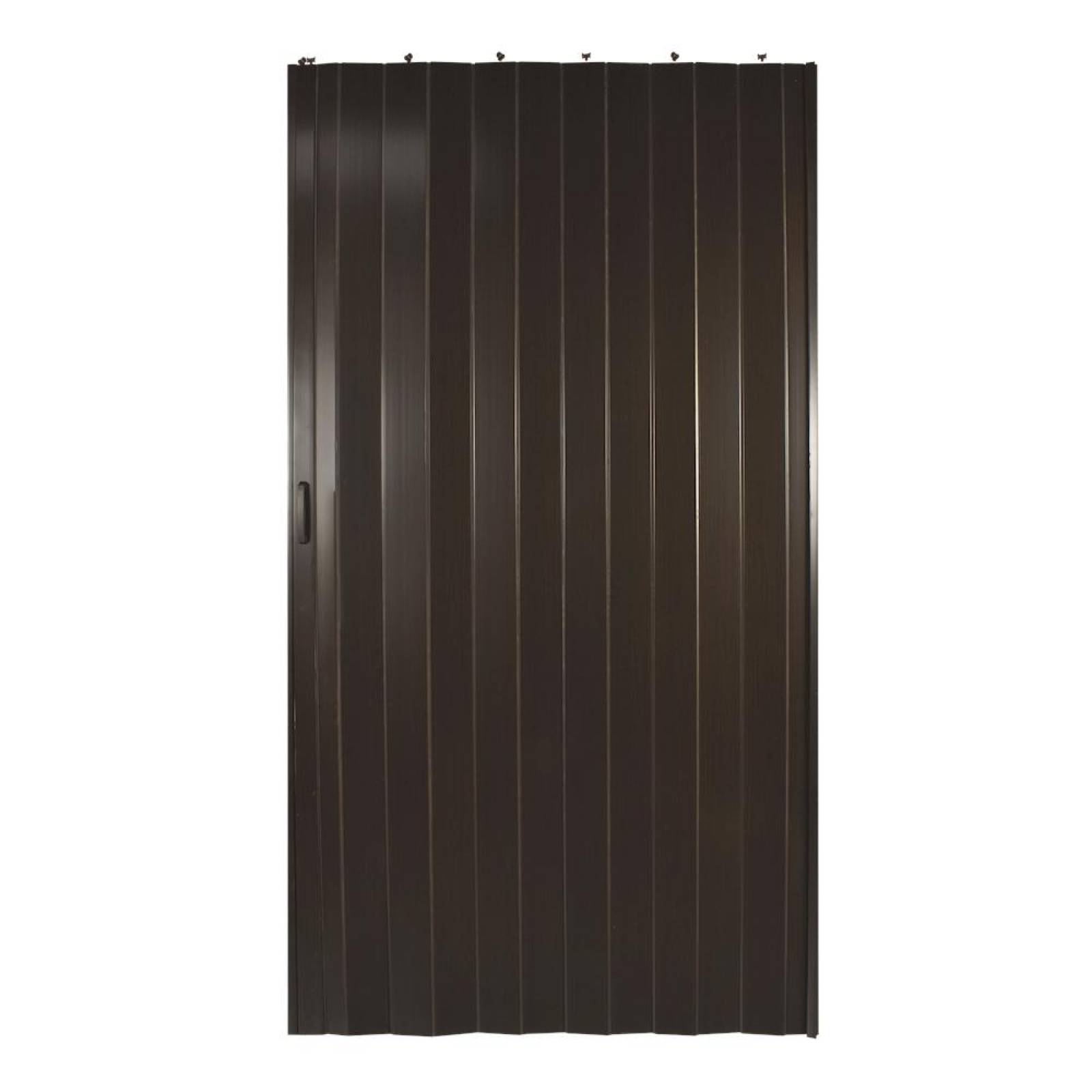 Puerta Plegable De Pvc 240 X 120 Cm Café