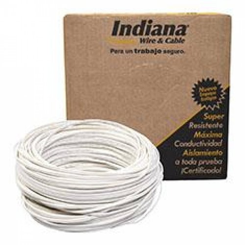 Cordon Pot Calibre 18 100 M Blanco Indiana 