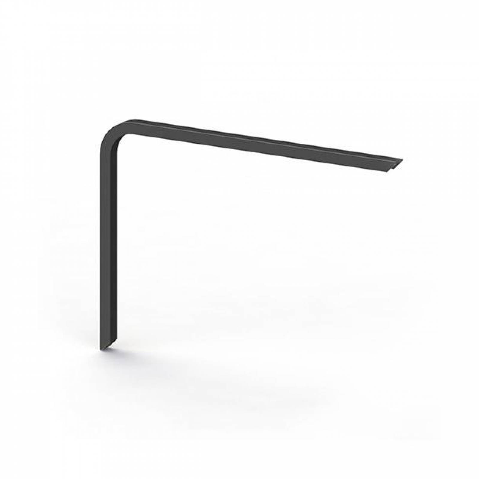 Ménsula Española 50 X 2.3 X 35 Cm Negro 