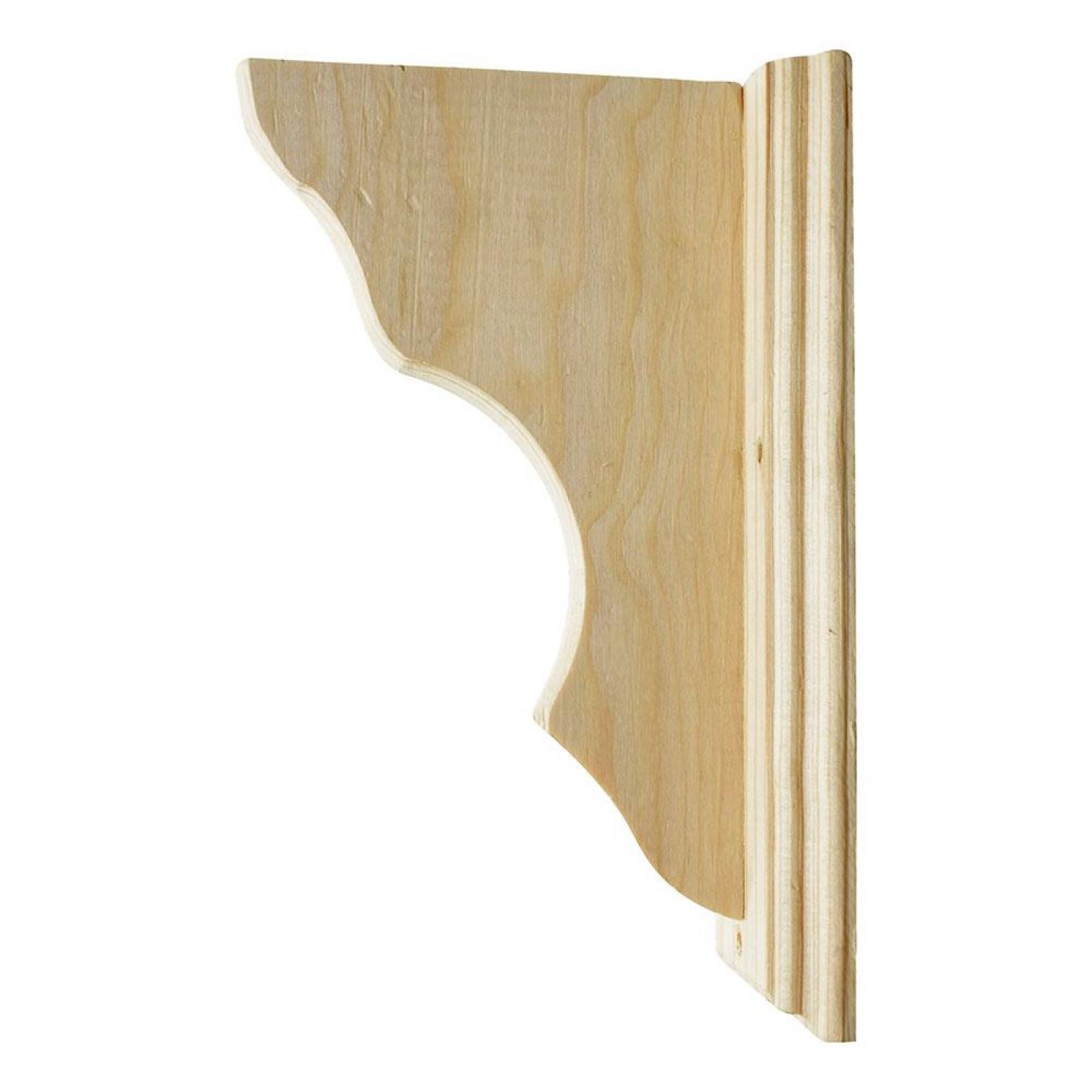 Ménsula Para Repisa De Madera De 21.7 X 7.6 X 13.6 Cm 