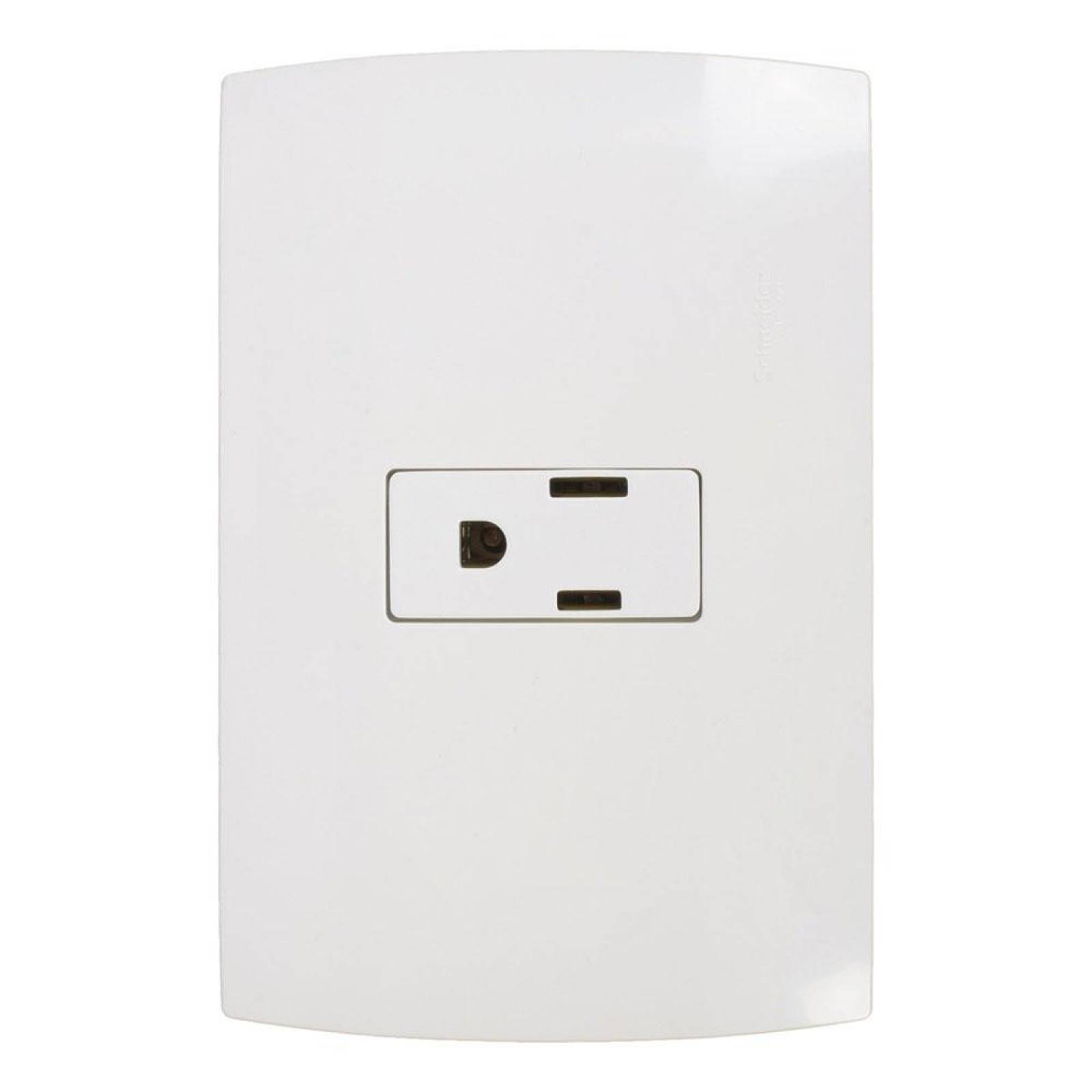 Contacto 2 Puertos +t Con Placa Blanco Schneider Electric 