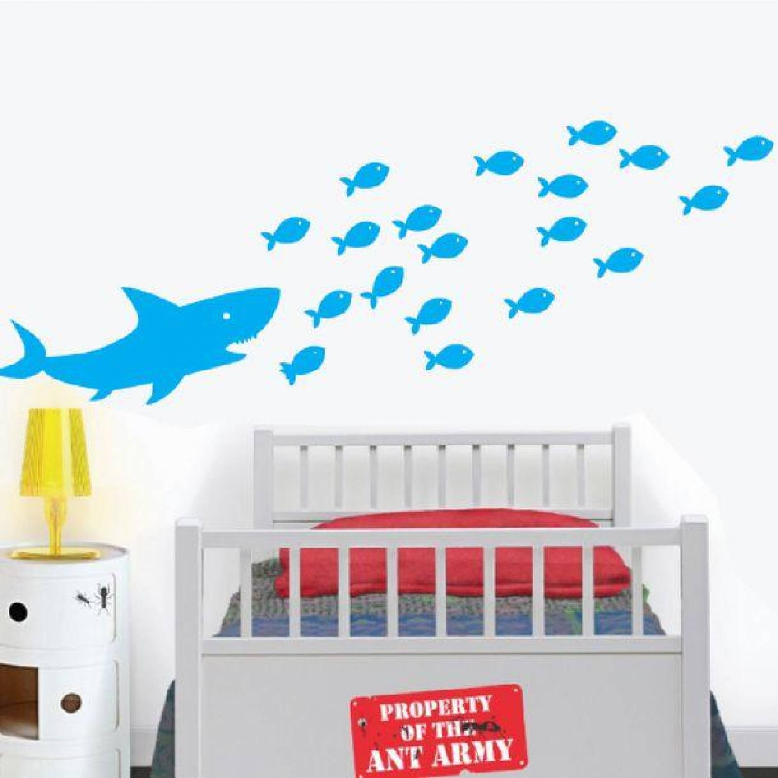 Vinil Standar Tiburón Con Peces 