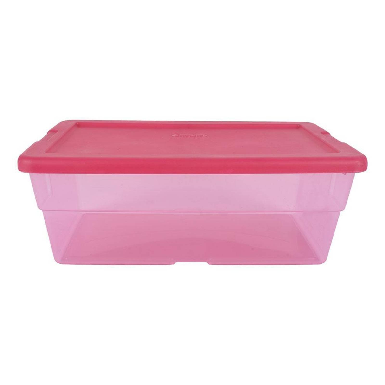 Caja De Plástico 5.7 L Rosa 