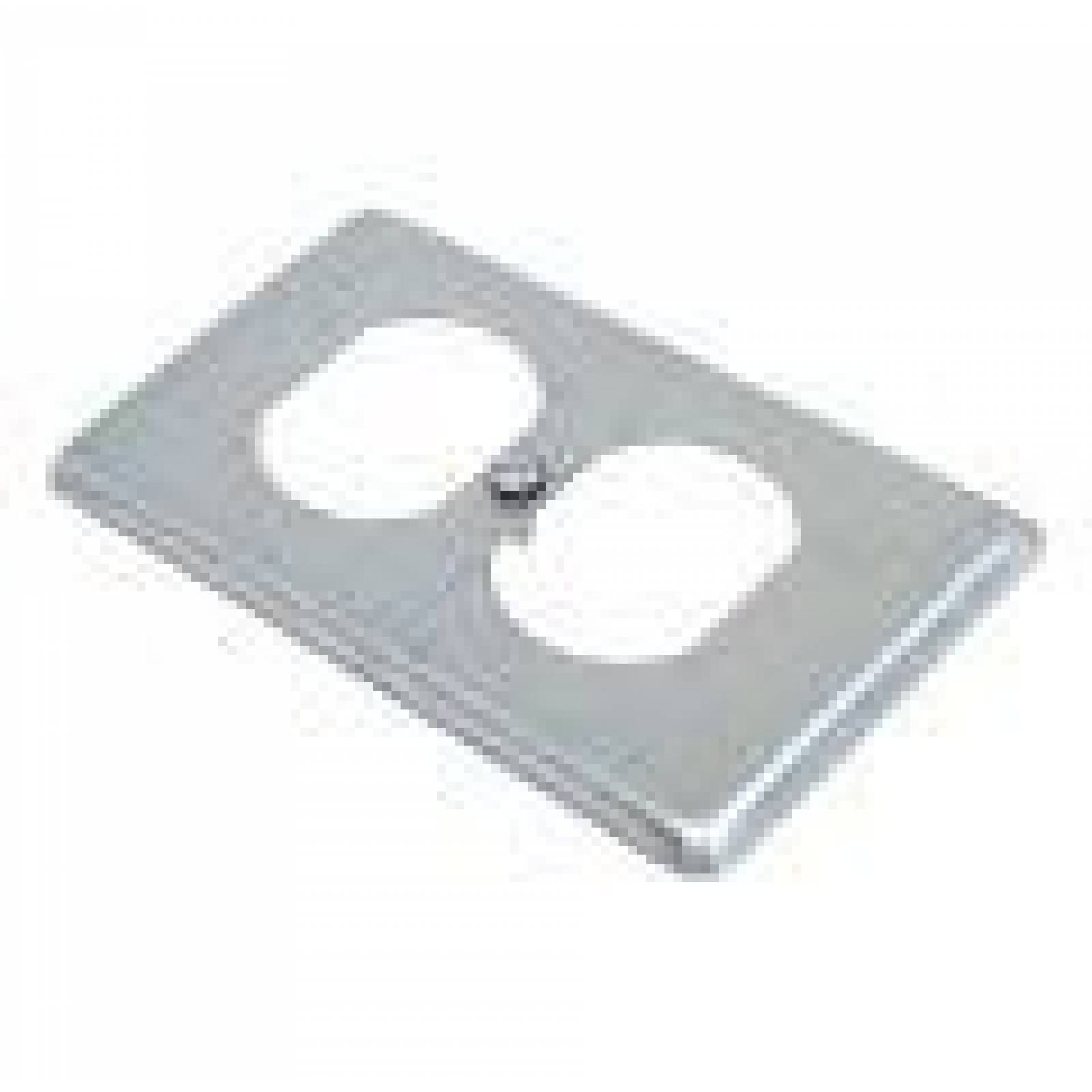 Tapa Para Caja Chalupa Con Salida Para Contacto Dúplex 