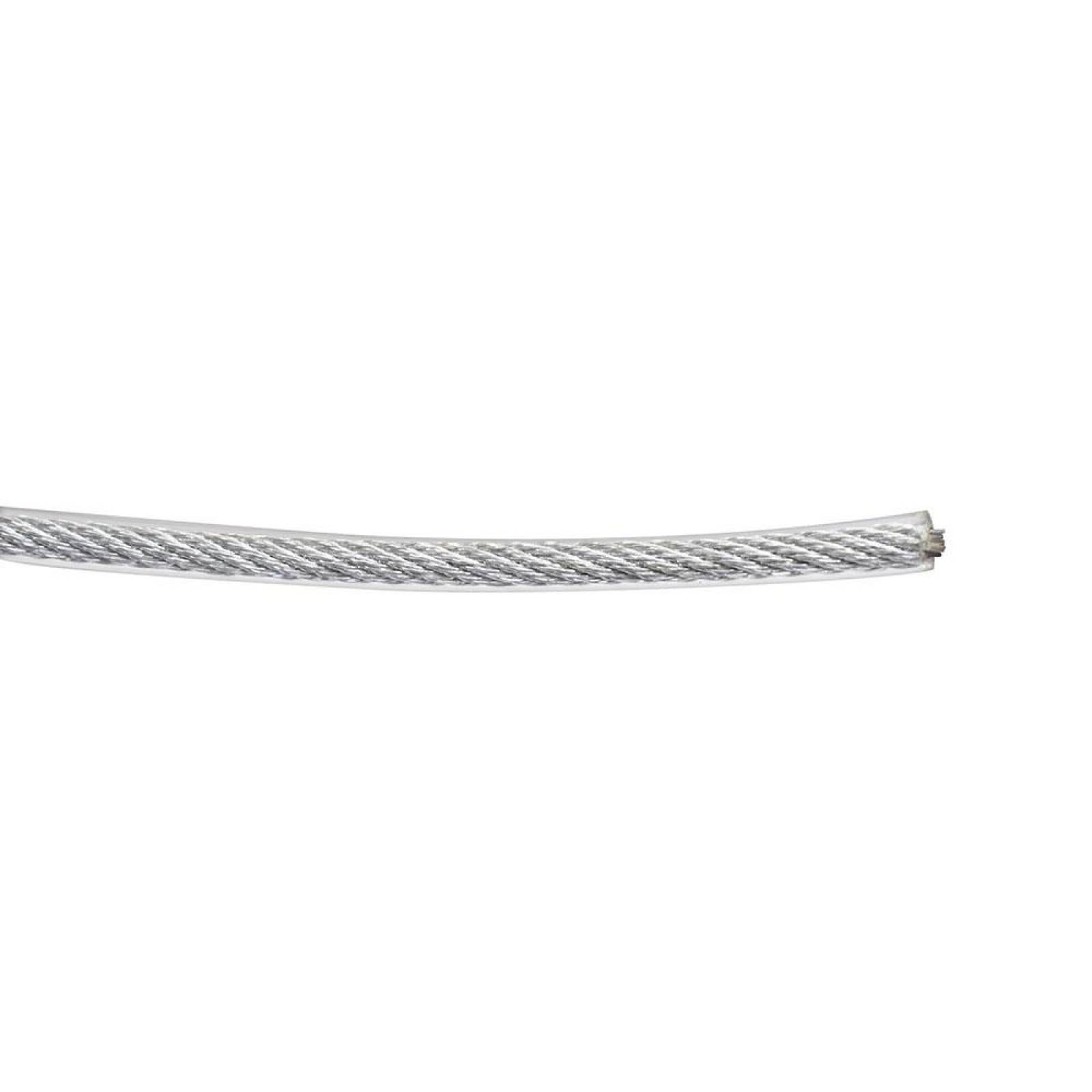 Cable De Acero Inoxidable Plata Por Metro 