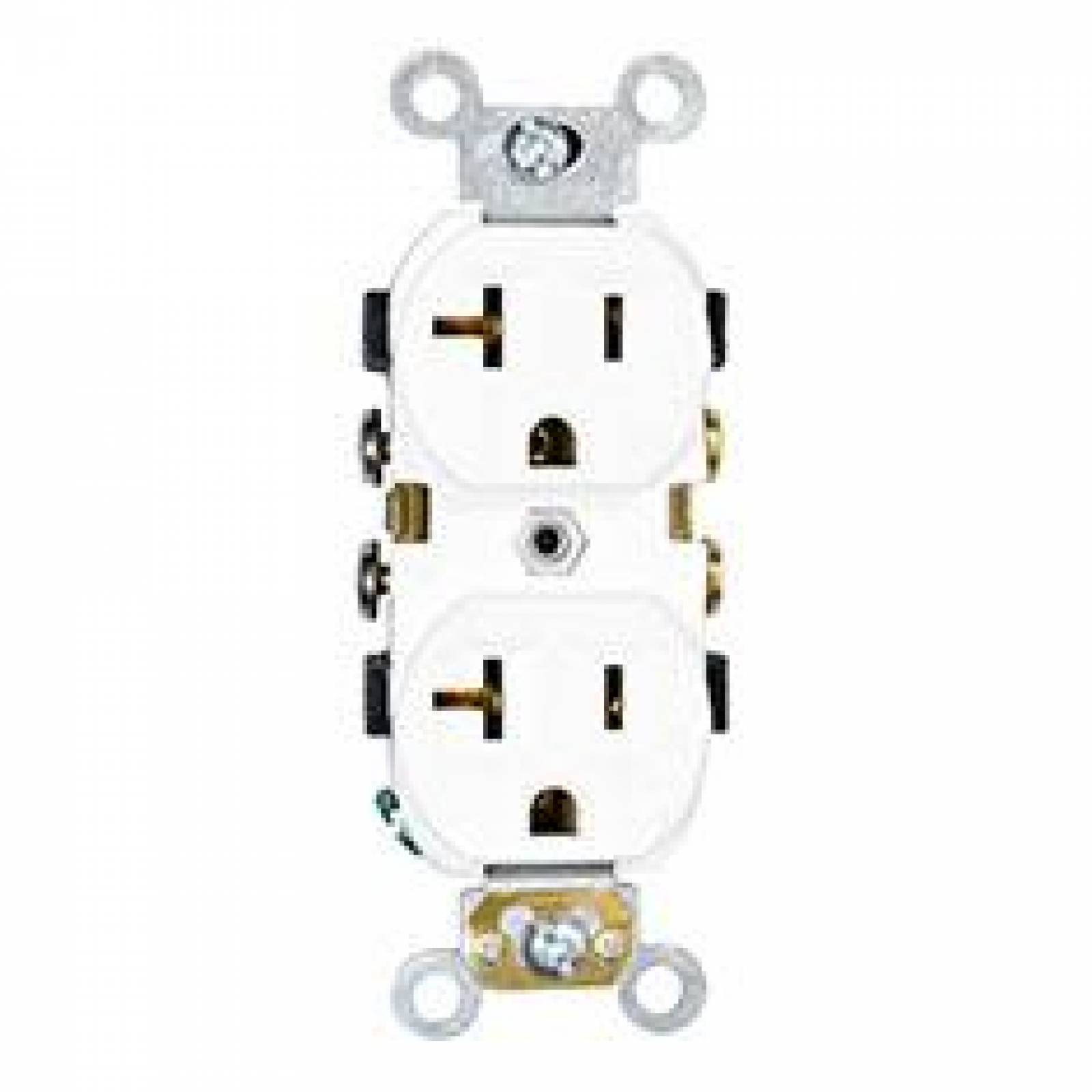 Contacto Dúplex De 20 Amperes Blanco