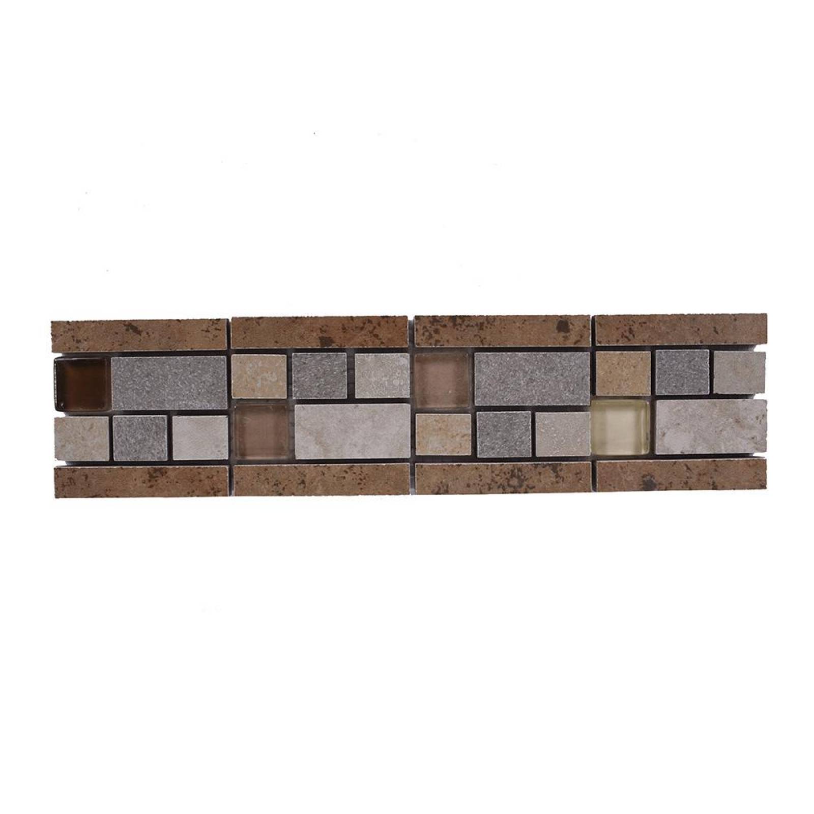 Cenefa Salerno Daltile De 7.6 X 29.3 Cm 3 pzas