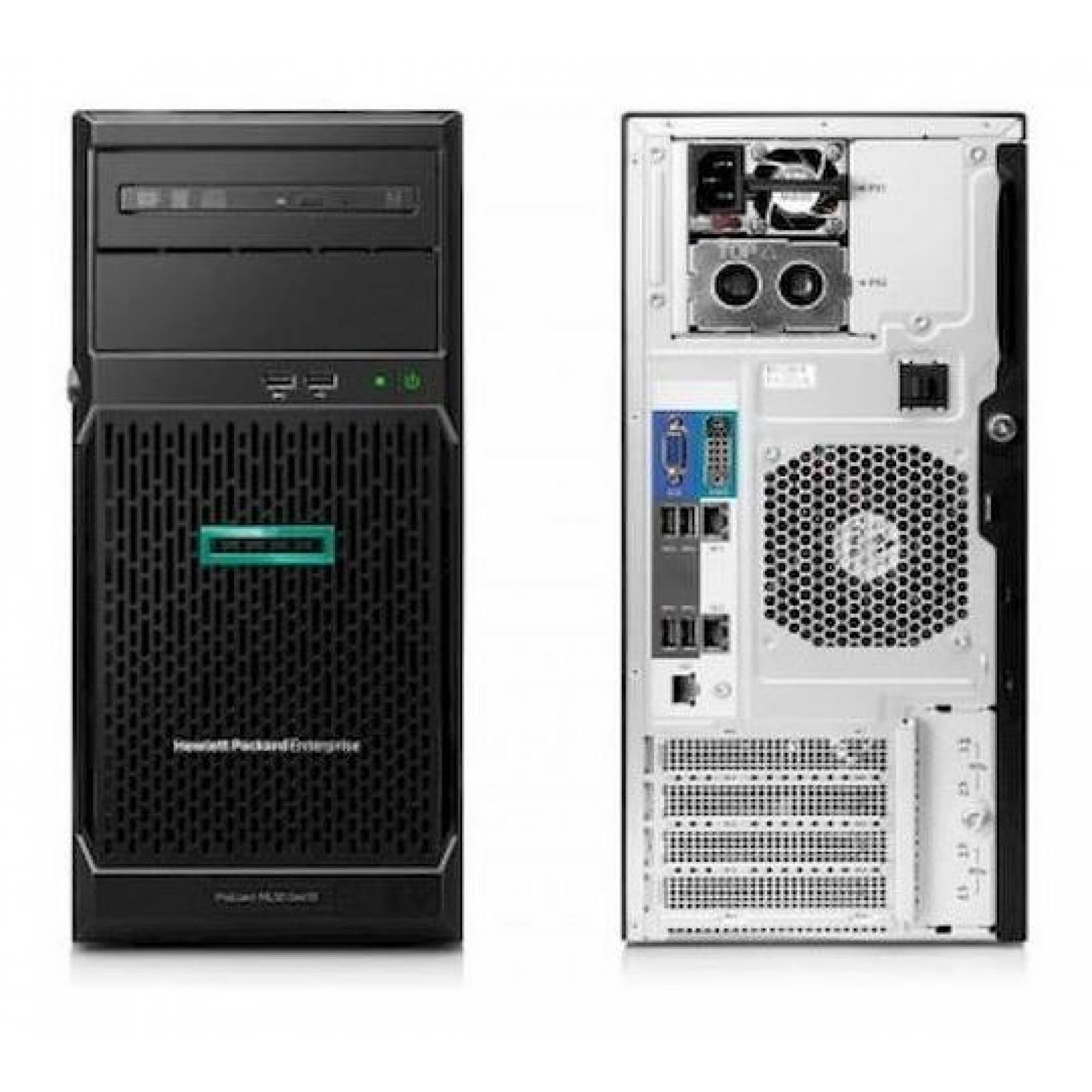 Servidor Hpe Ml30 G10 X2224 3.4ghz 4c/16gb/1tb/350w/3ywty 