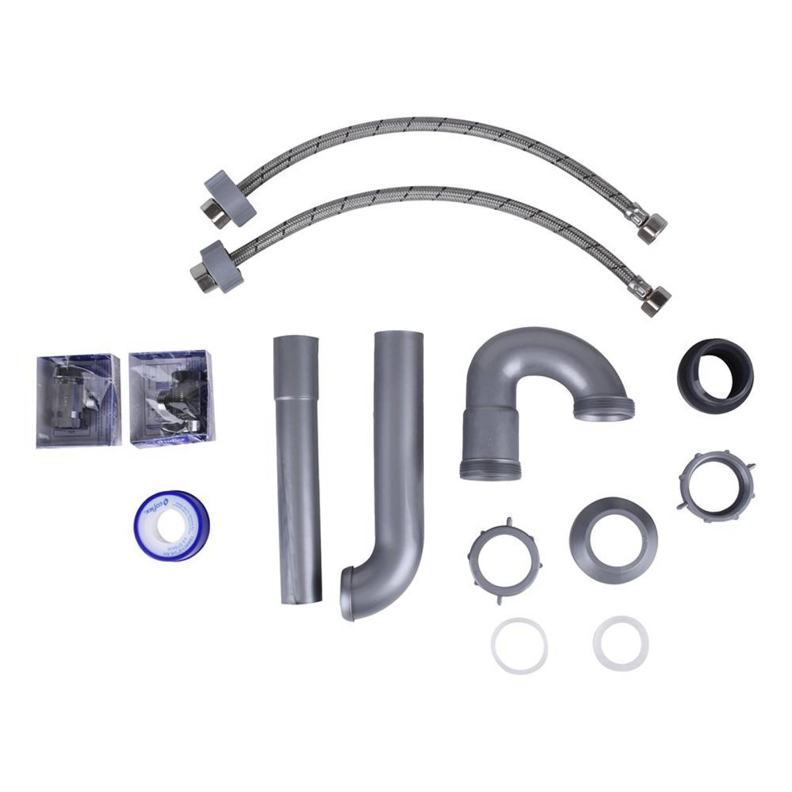 Paquete De Instalación De Lavabo Gris Coflex