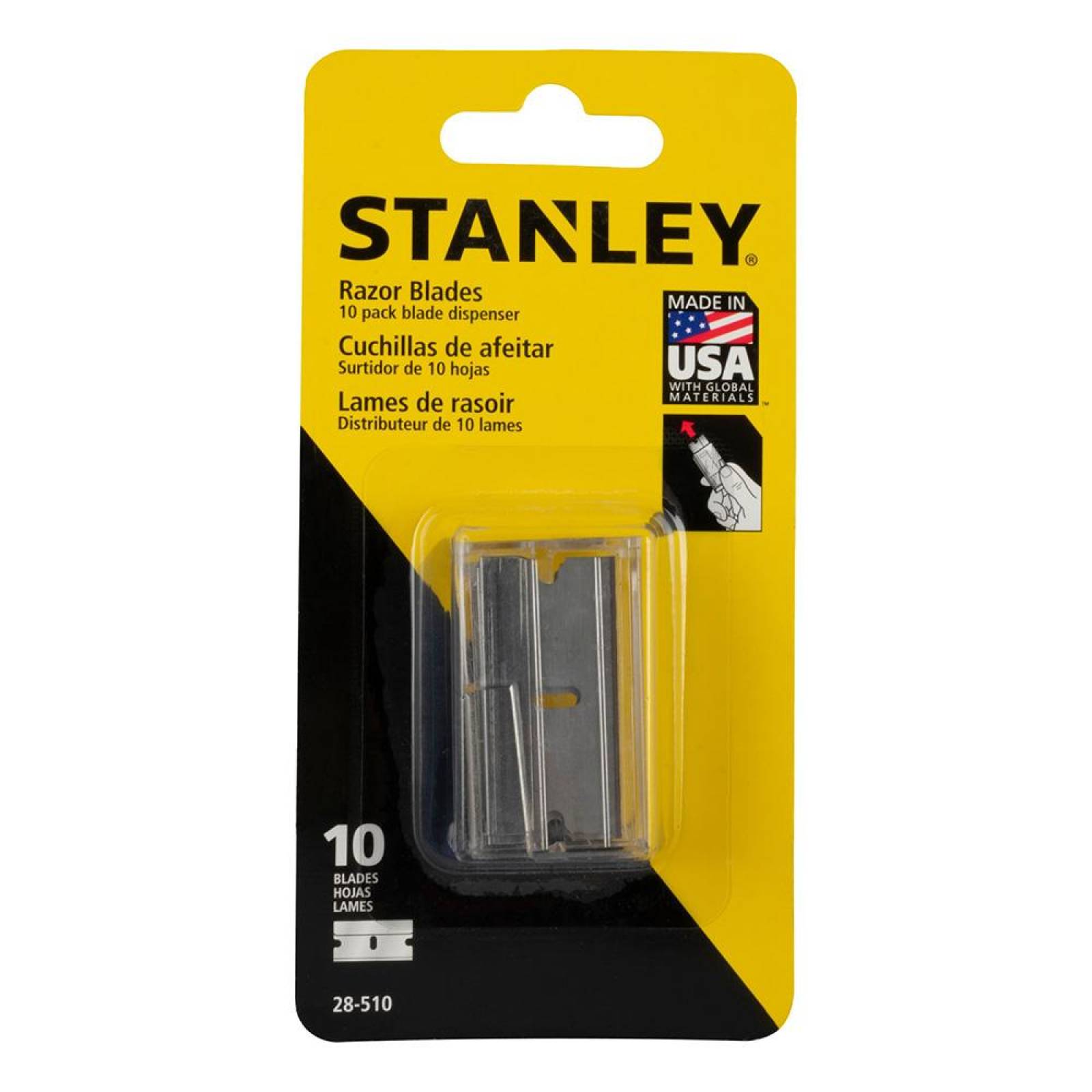 Cuchillas De Afeitar De Acero Stanley 