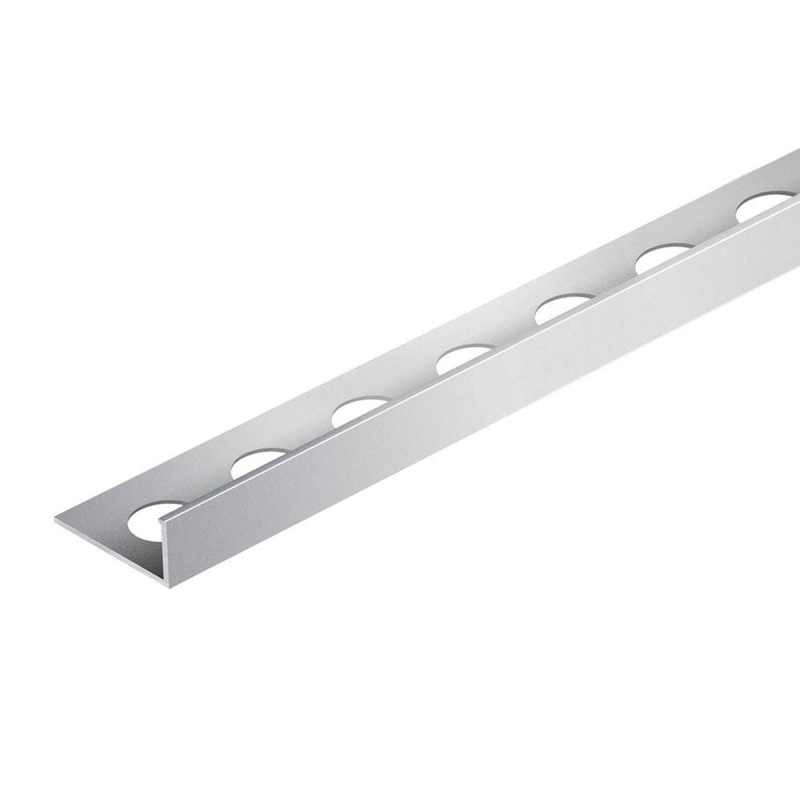 Tiratrim Aluminio L Plata Mate 2.40 M 
