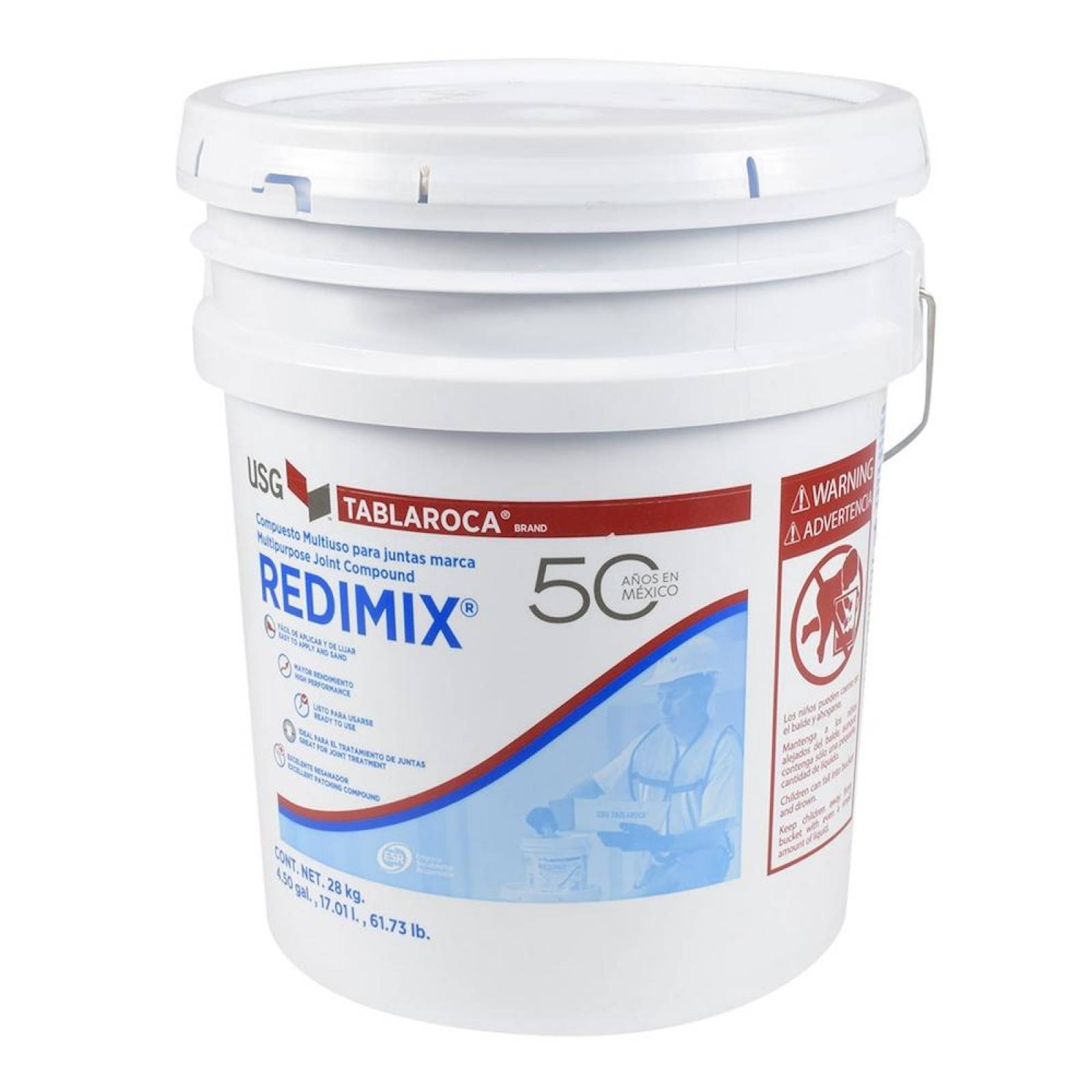 Compuesto Multiuso Para Juntas Blanco De 28 Kg 