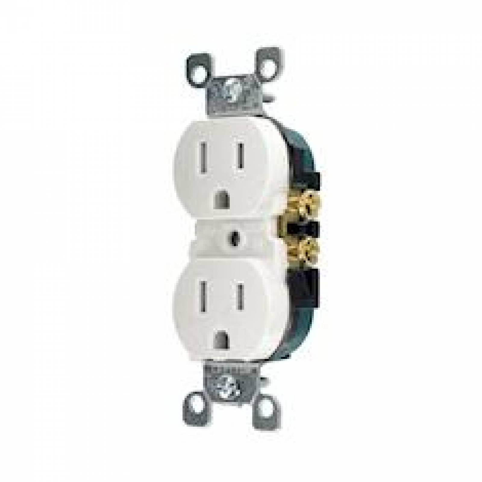 Receptáculo 15 A 125 Volts Duplex Blanco 