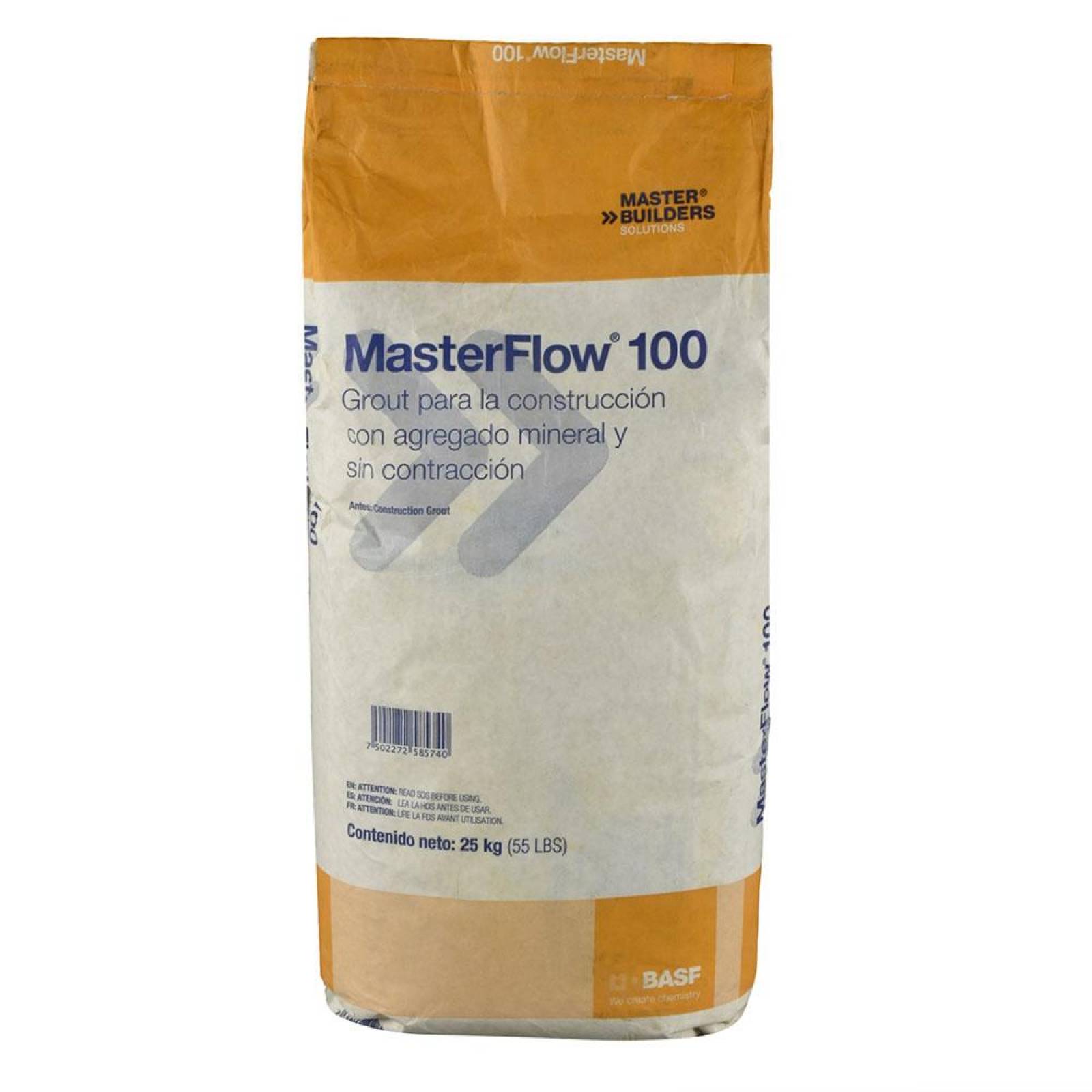 Grout Masterflow 100 Saco 25 Kg 