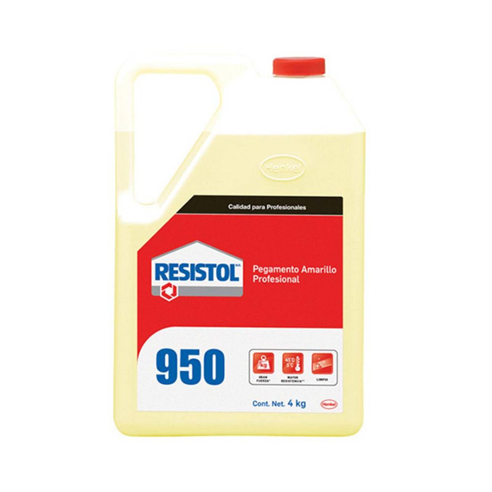 Resistol 950 Para Madera Carpintero Amarillo 4 Kg 
