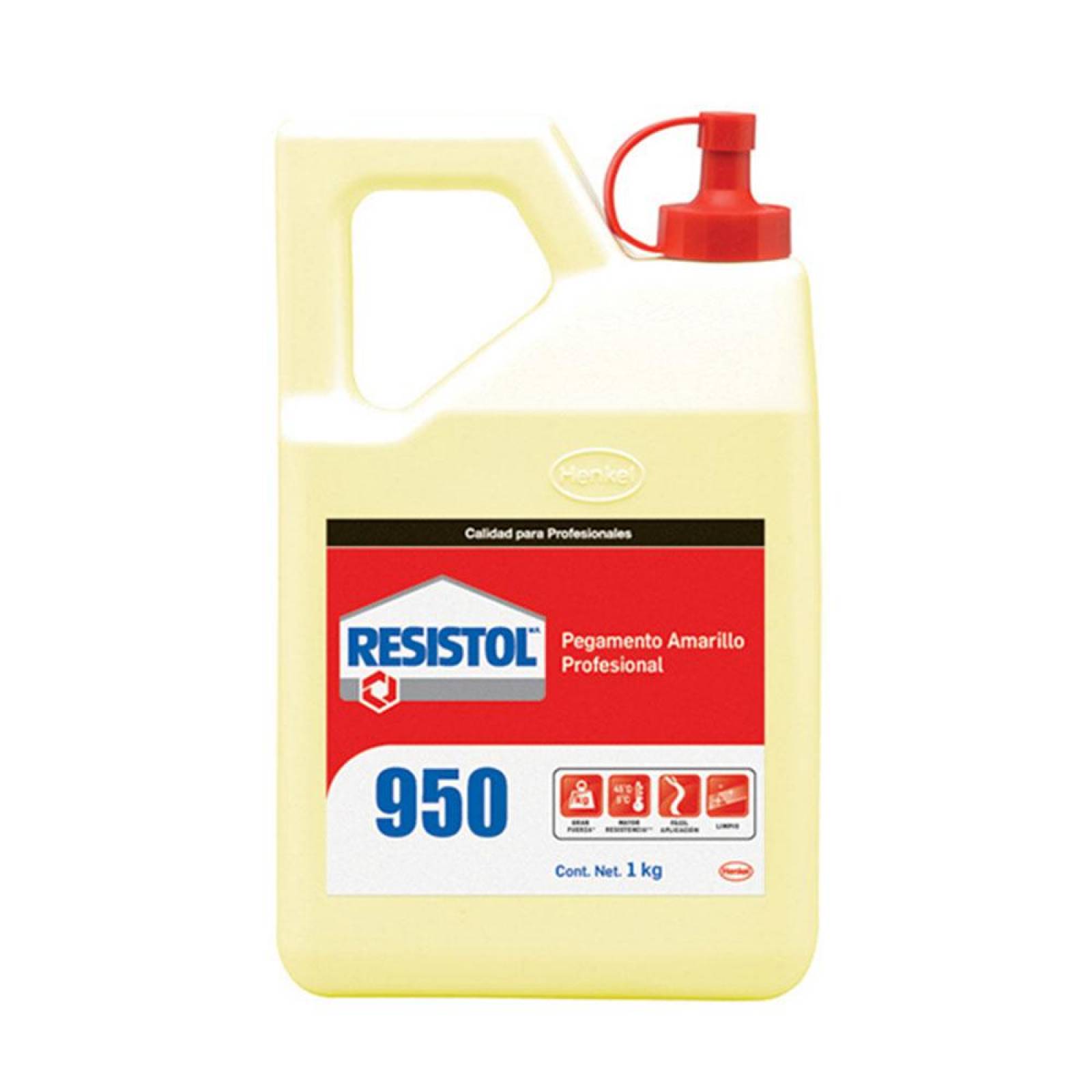 Resistol 950 Para Madera Carpintero Amarillo 1 Kg 