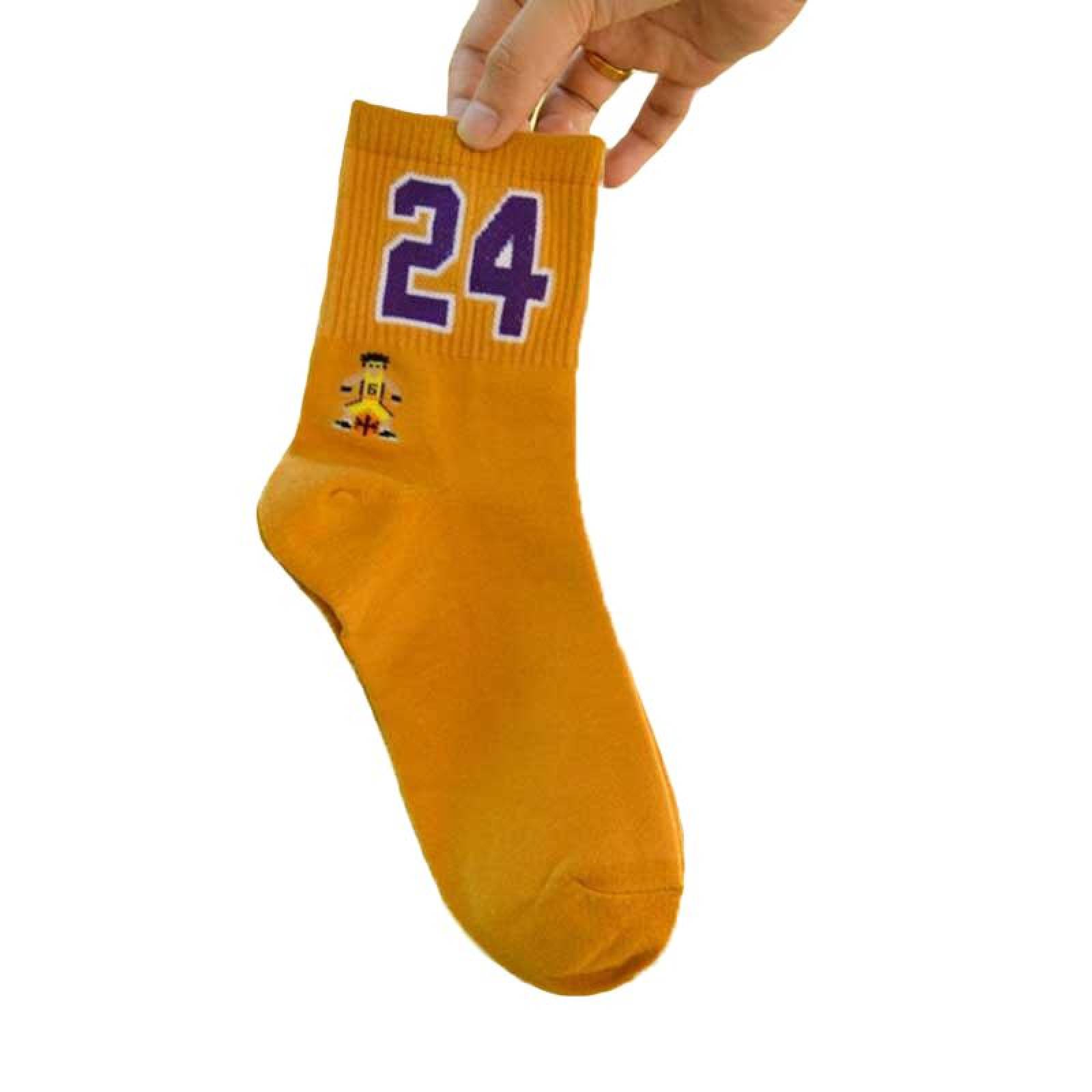 Calcetas calcetines bordado basquetbol A-065 