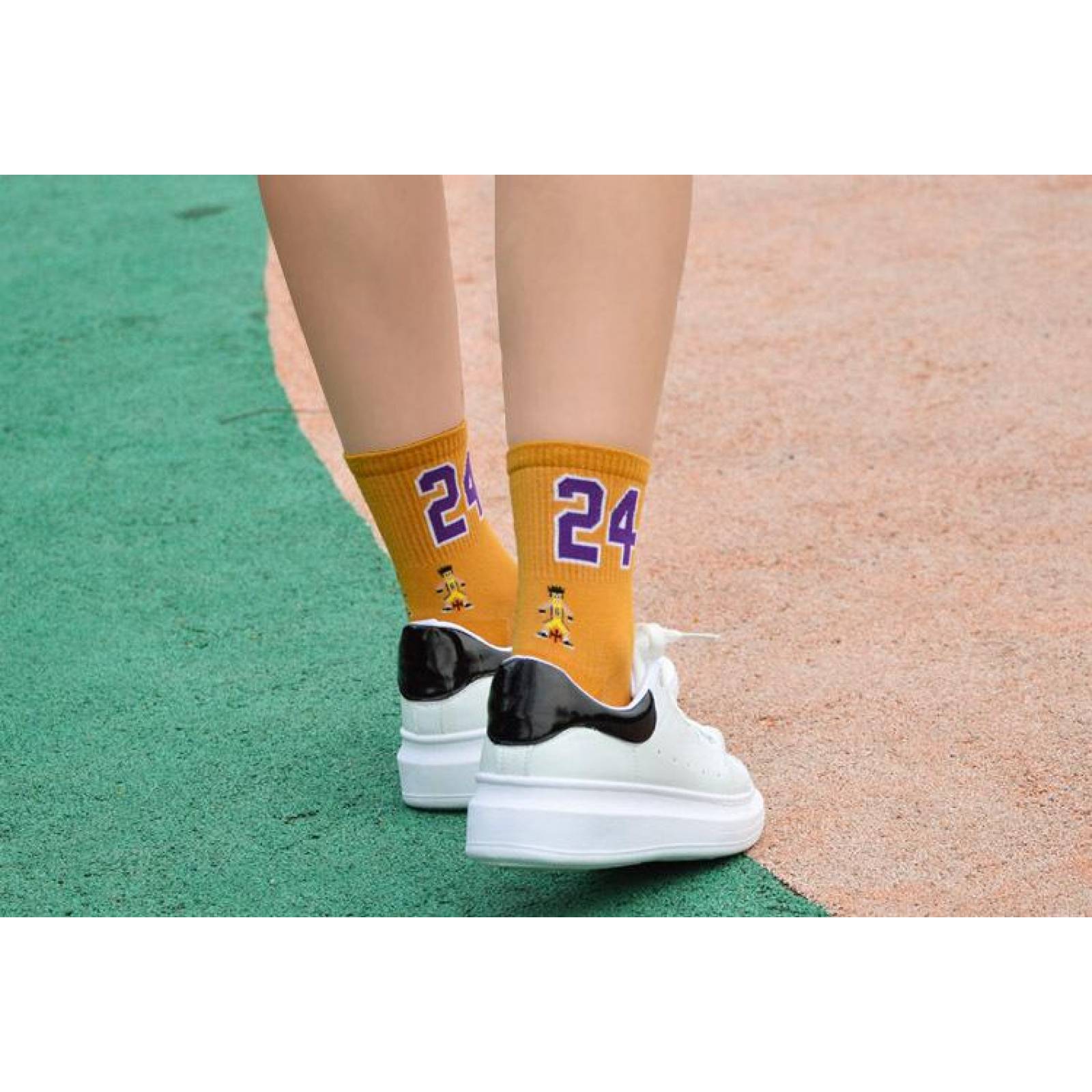 Calcetas calcetines bordado basquetbol A-065 