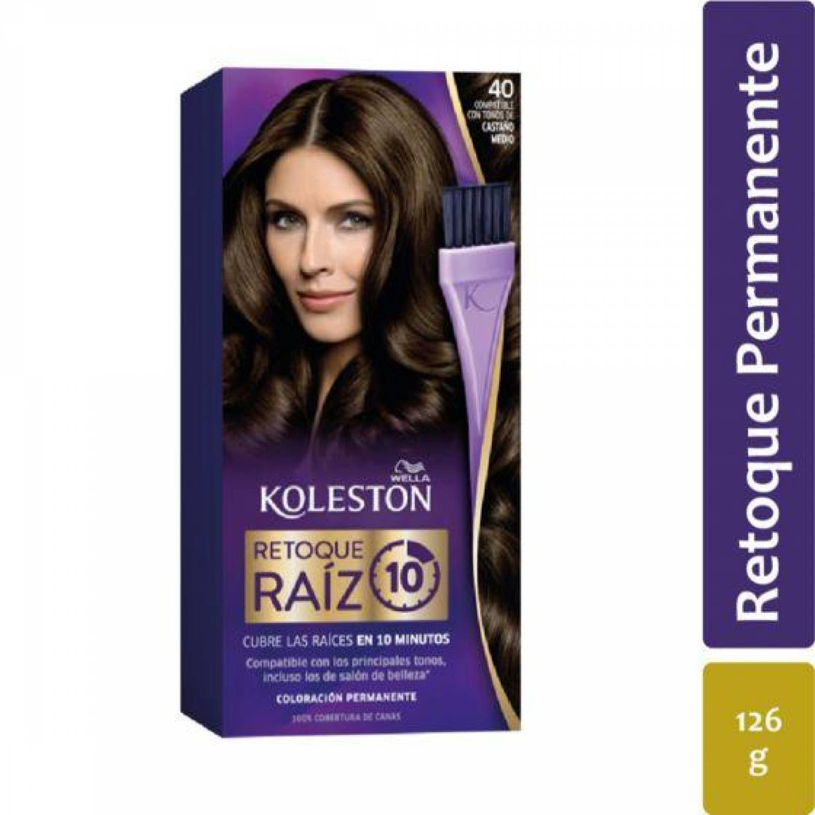 Retoque de Raiz 10 40 Castaño Medio 