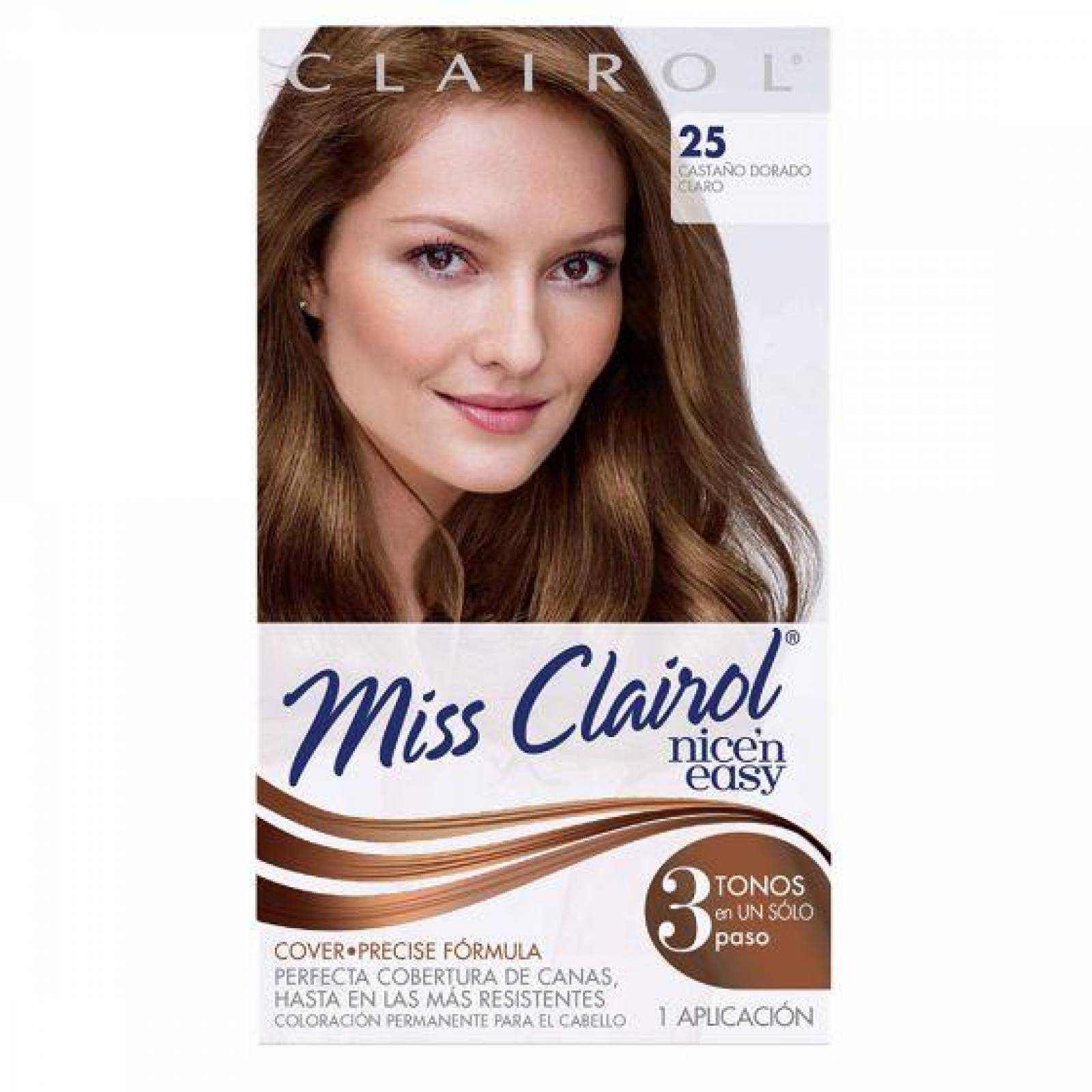 Tinte Permanente 25 Castaño Dorado Claro 